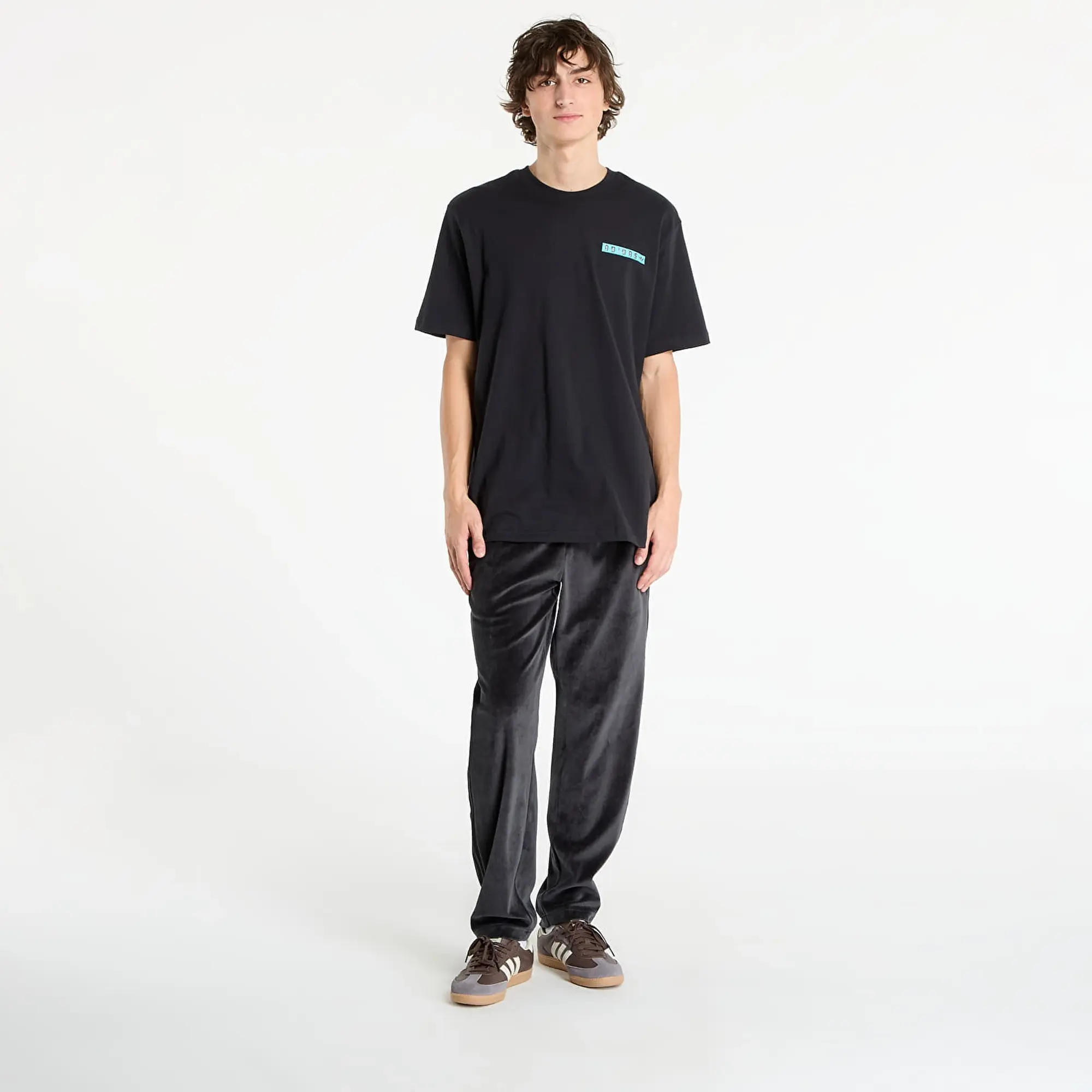 Pants Adidas Sst Adicolor Velour Track Pants Black L