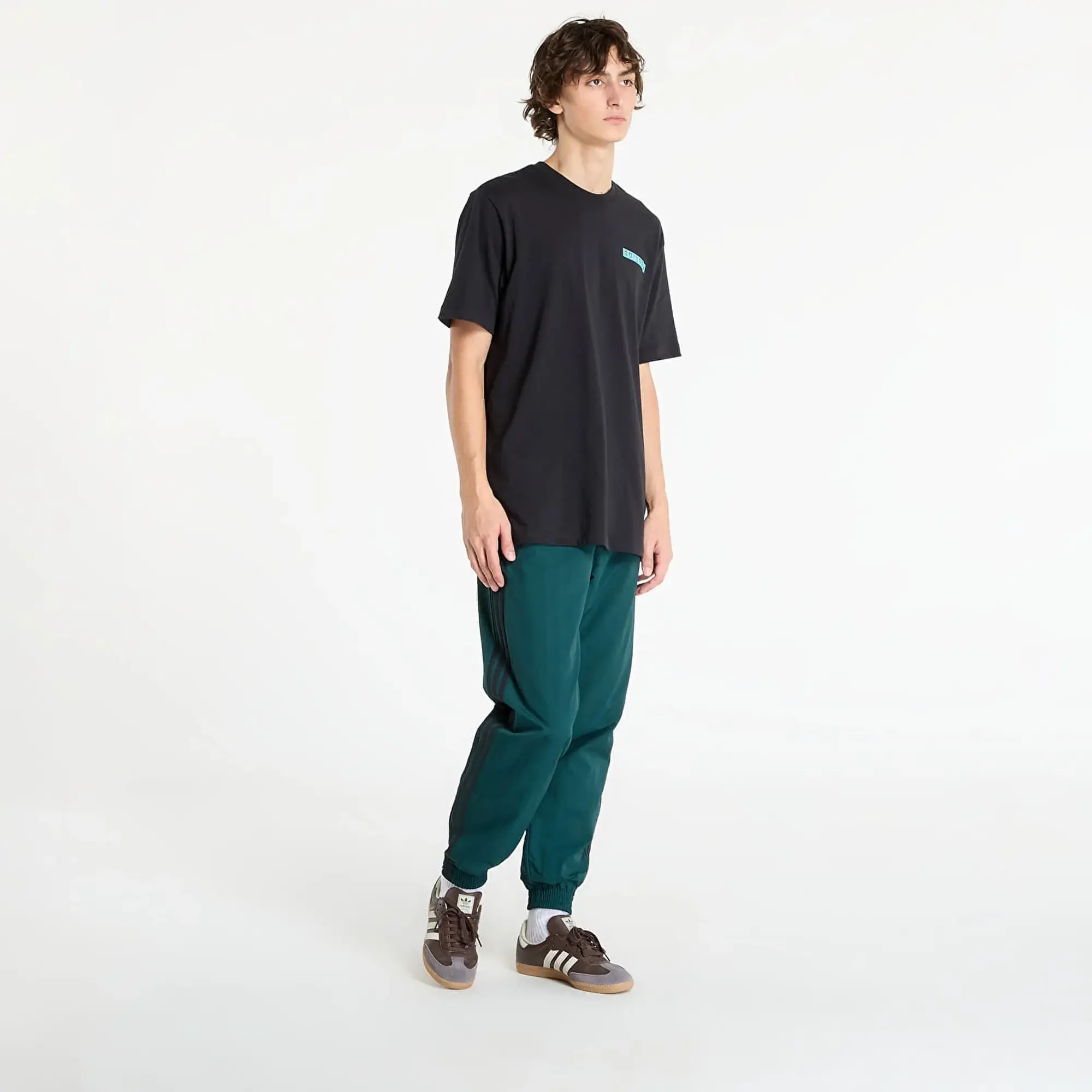 Pants Adidas Adicolor Woven Firebird Track Tracksuit Bottoms Aurora Ivy/ Black L