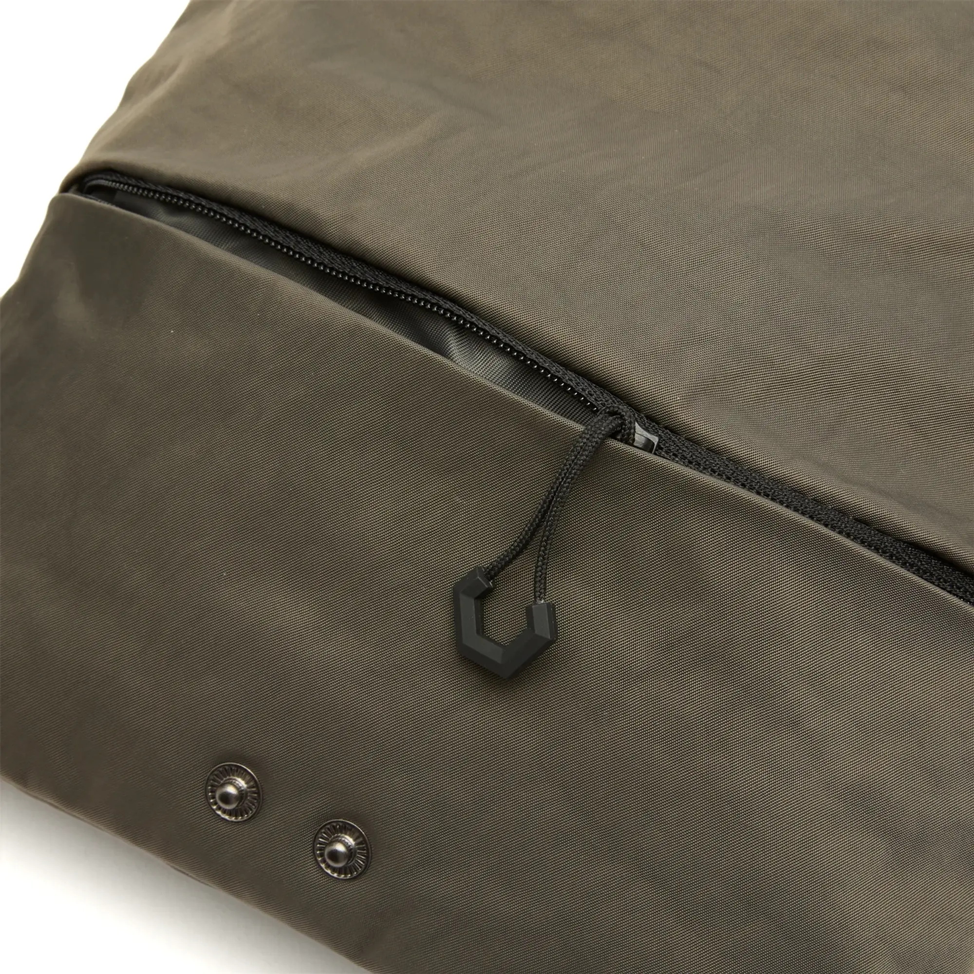 F/CE. Textured Twill Drawstring Sacoche Bag Charcoal