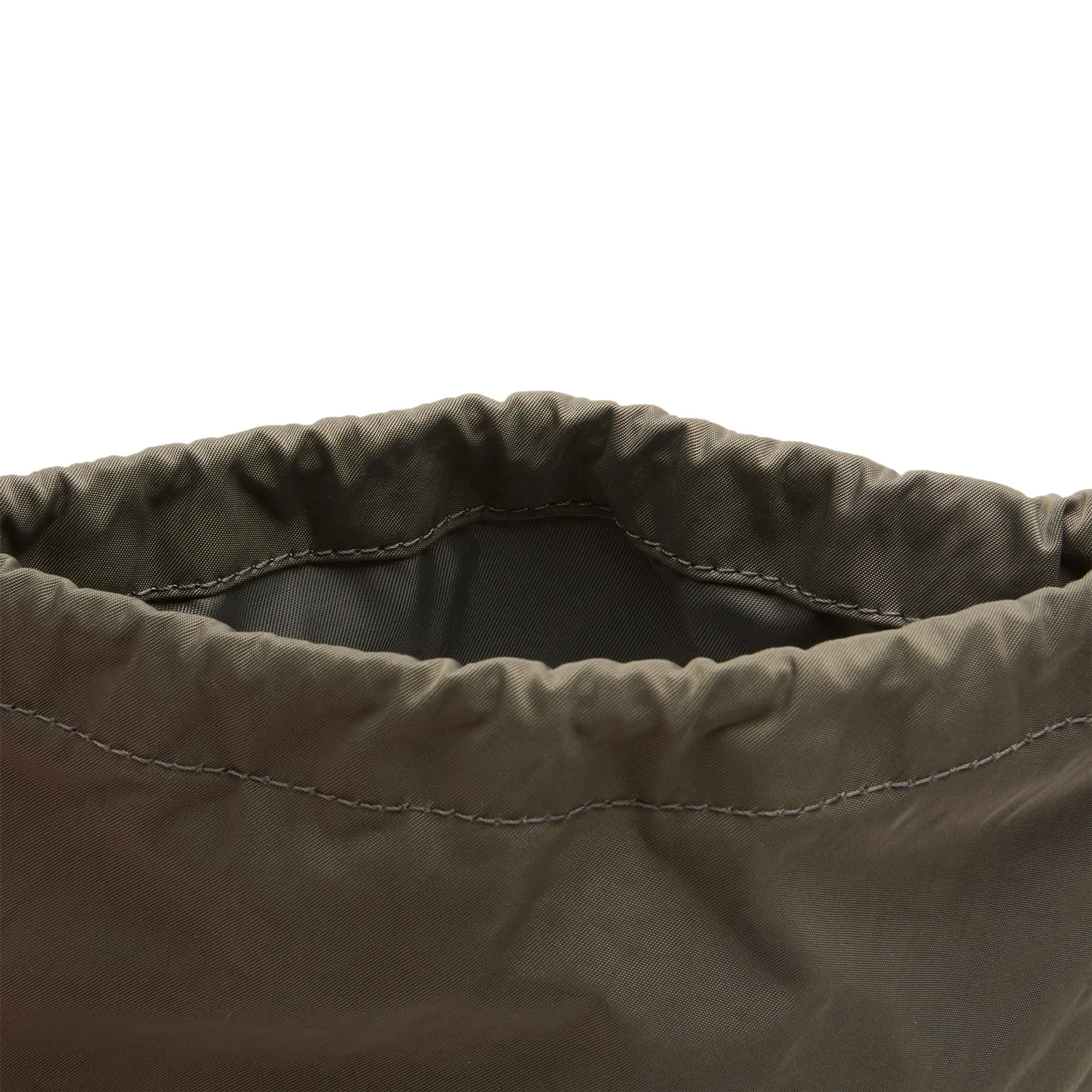 F/CE. Textured Twill Drawstring Sacoche Bag Charcoal