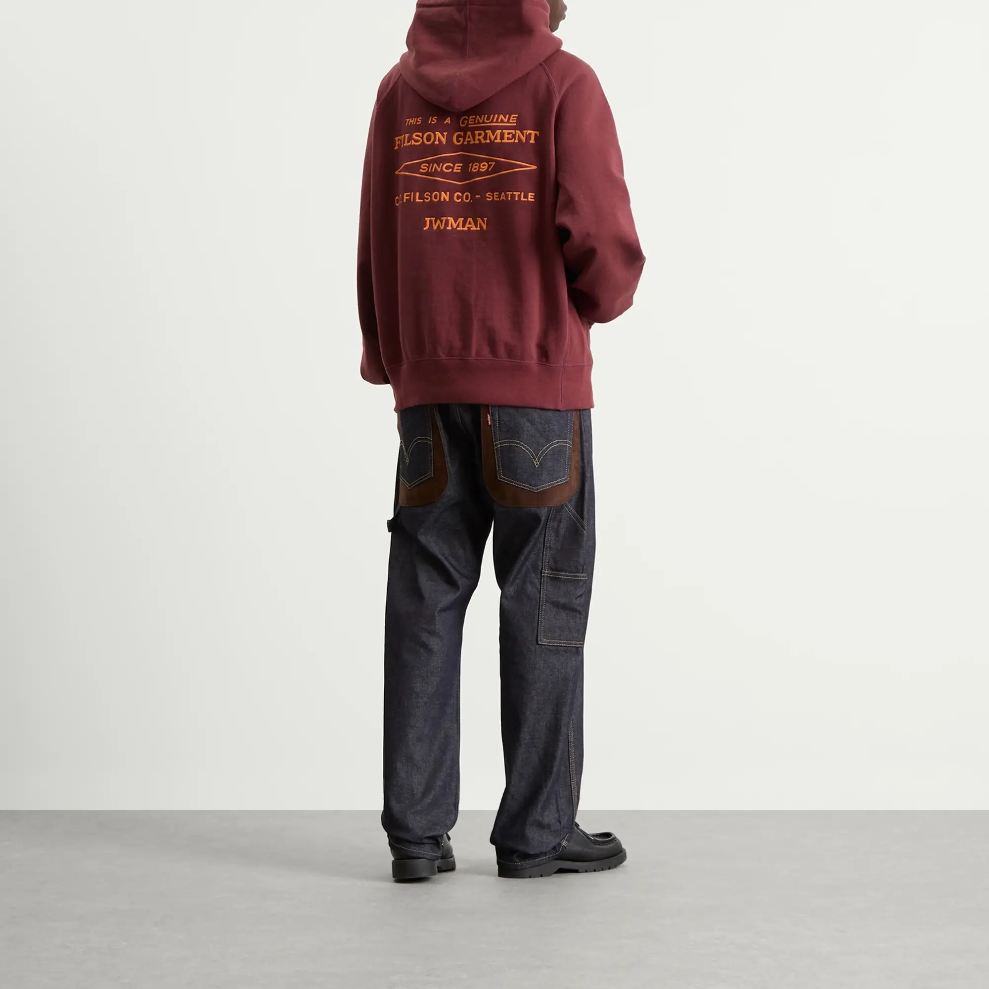 Junya Watanabe MAN Men's x Filson Hoody Burgundy