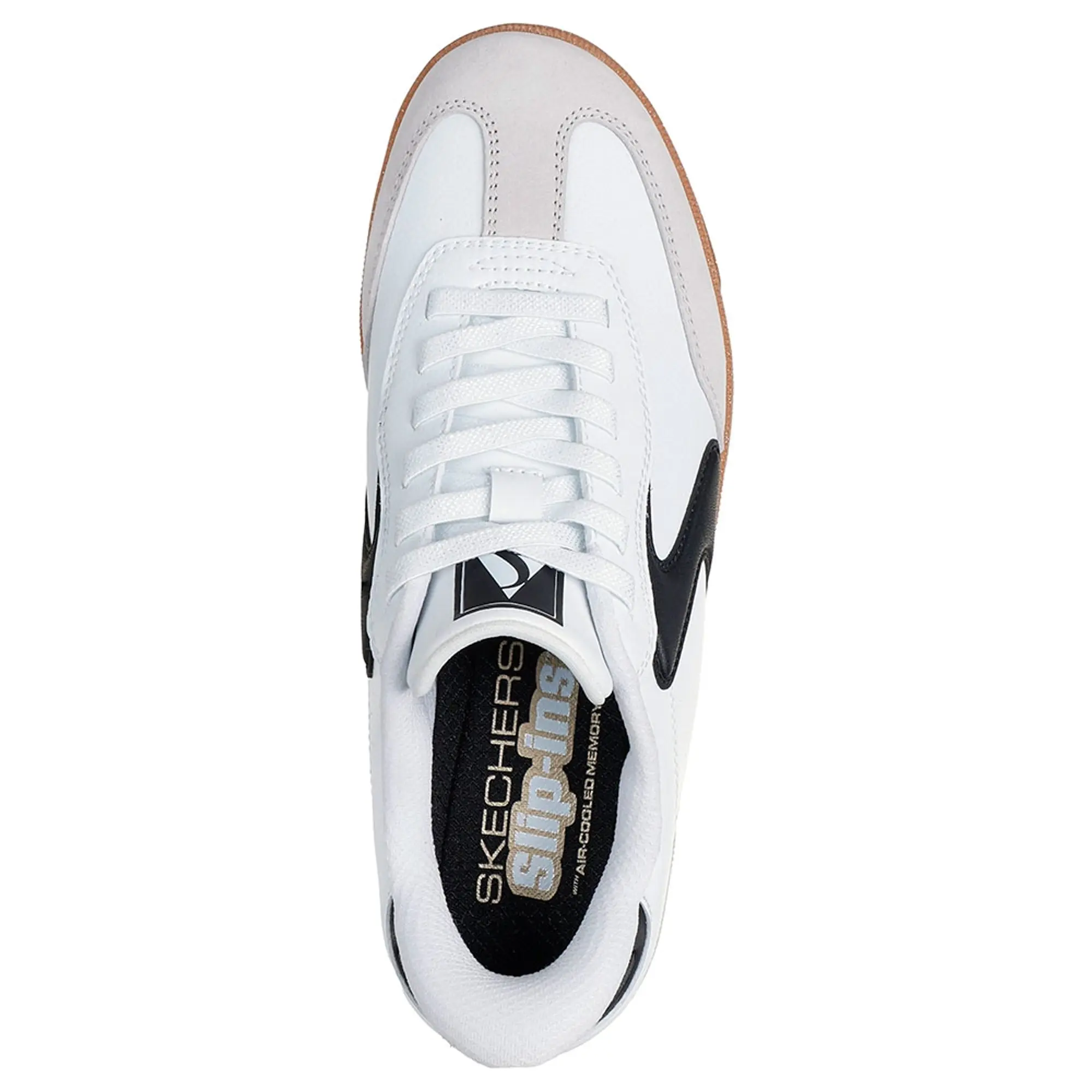 Skechers Women's Slip-ins: Hotshot - Perfect Choice Sneaker in White/Black