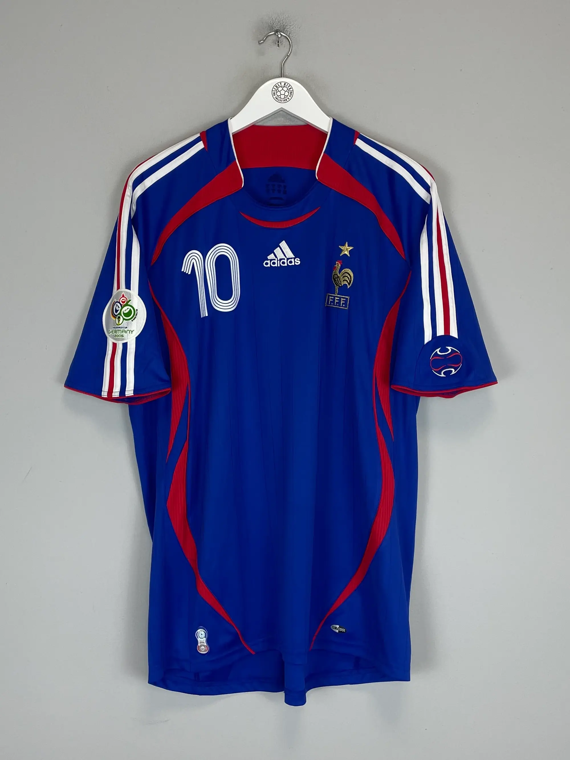 2006/07 FRANCE ZIDANE #10 HOME SHIRT (XL) ADIDAS | CULT KITS