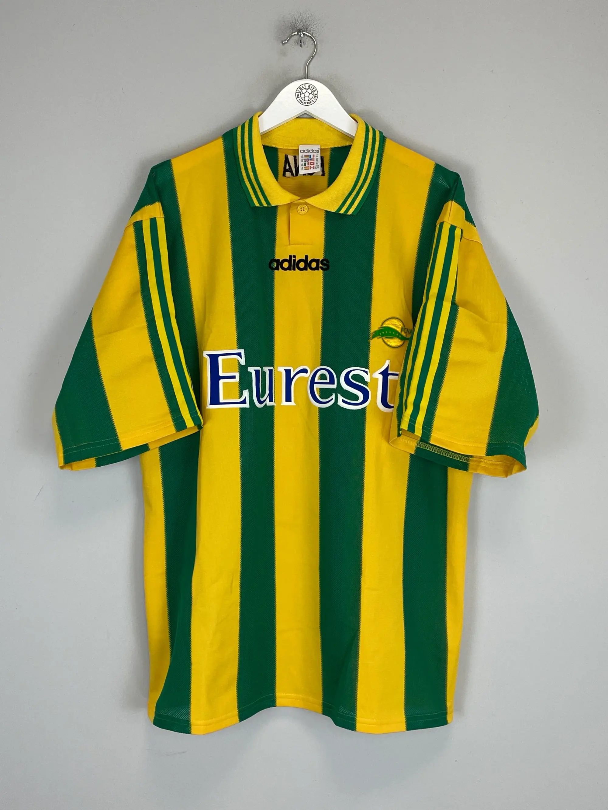 1996/97 NANTES *MINT* HOME SHIRT (XL) ADIDAS | CULT KITS