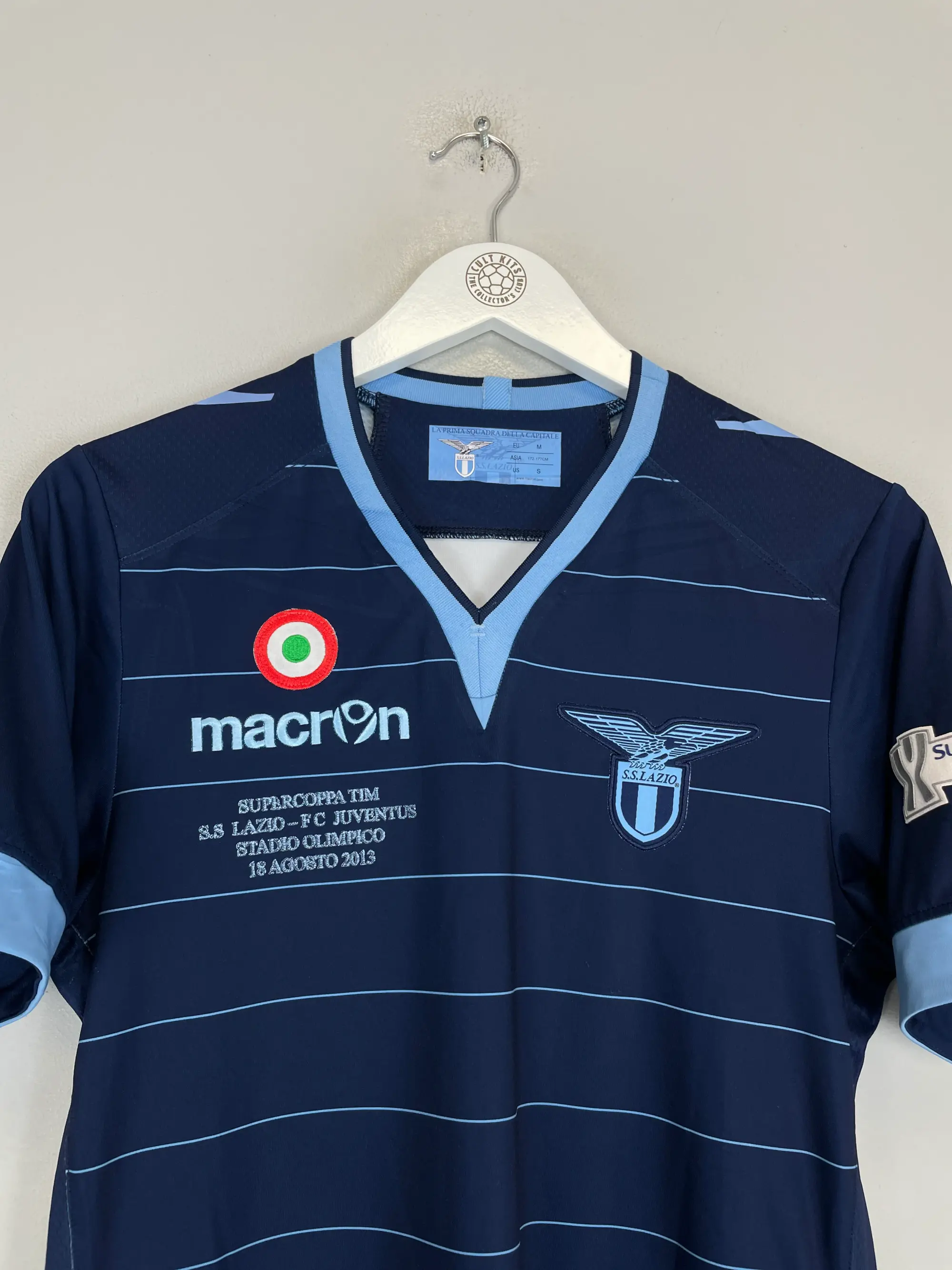 2013/14 LAZIO KONKO #29 *MATCH ISSUE* THIRD SHIRT (M) MACRON | CULT KITS