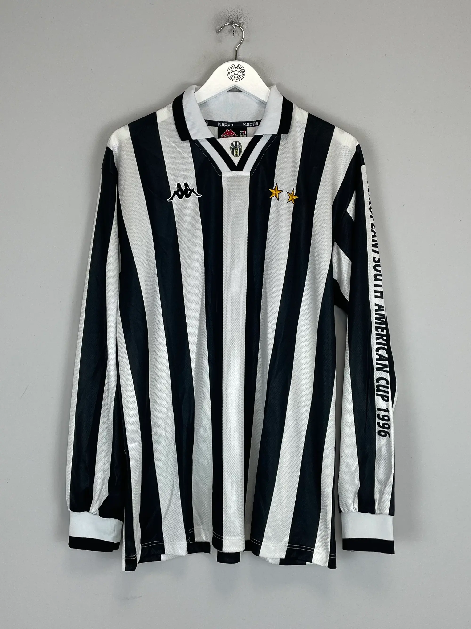 1995/97 JUVENTUS L/S 'EUROPEAN / SOUTH AMERICAN CUP' HOME SHIRT (XL) KAPPA| CULT KITS
