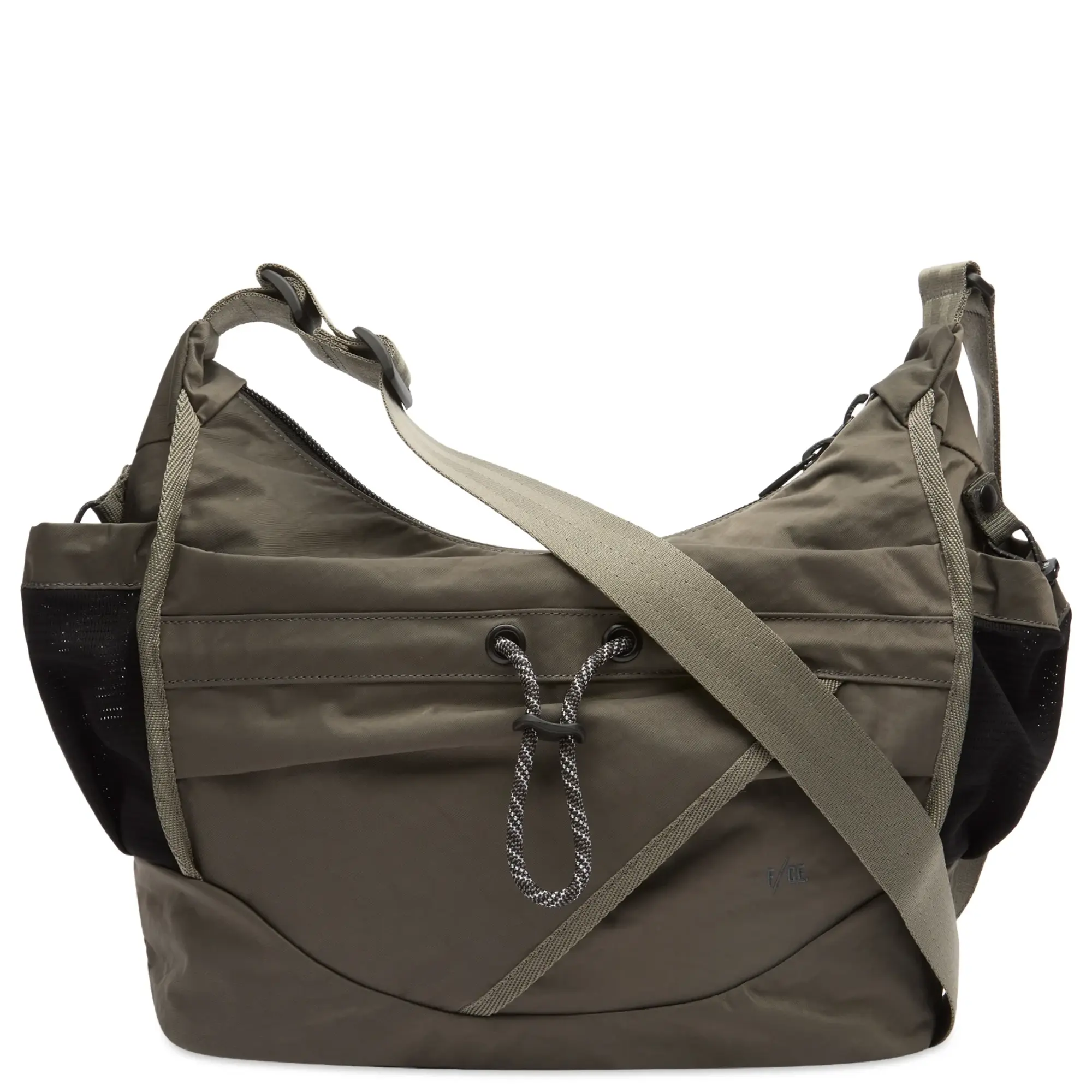 F/CE. Textured Twill 2-Way Shoulder Bag Charcoal