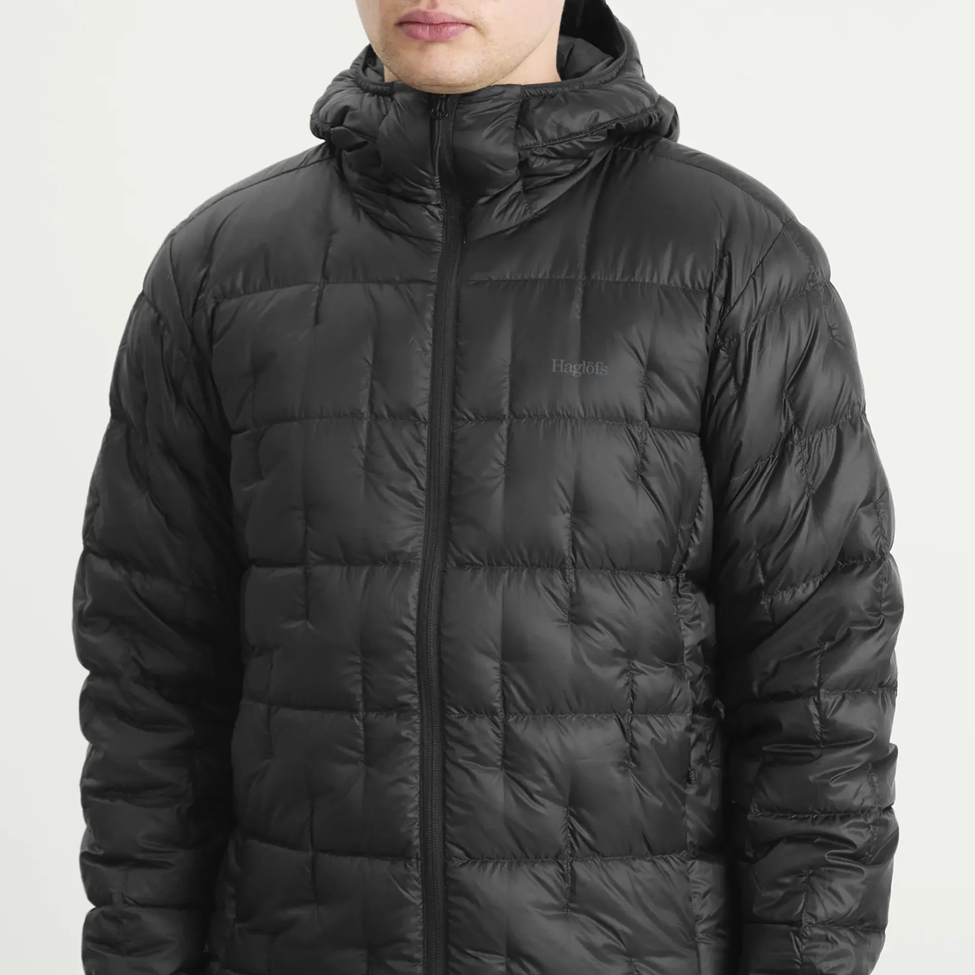 Haglöfs Men's Hede Down Hooded Jacket True Black