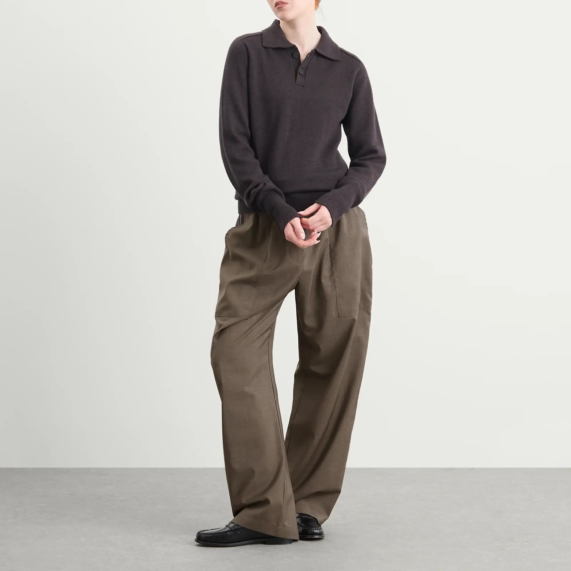 Studio Nicholson Women's Capel Elasticated Waist Trouser Melange