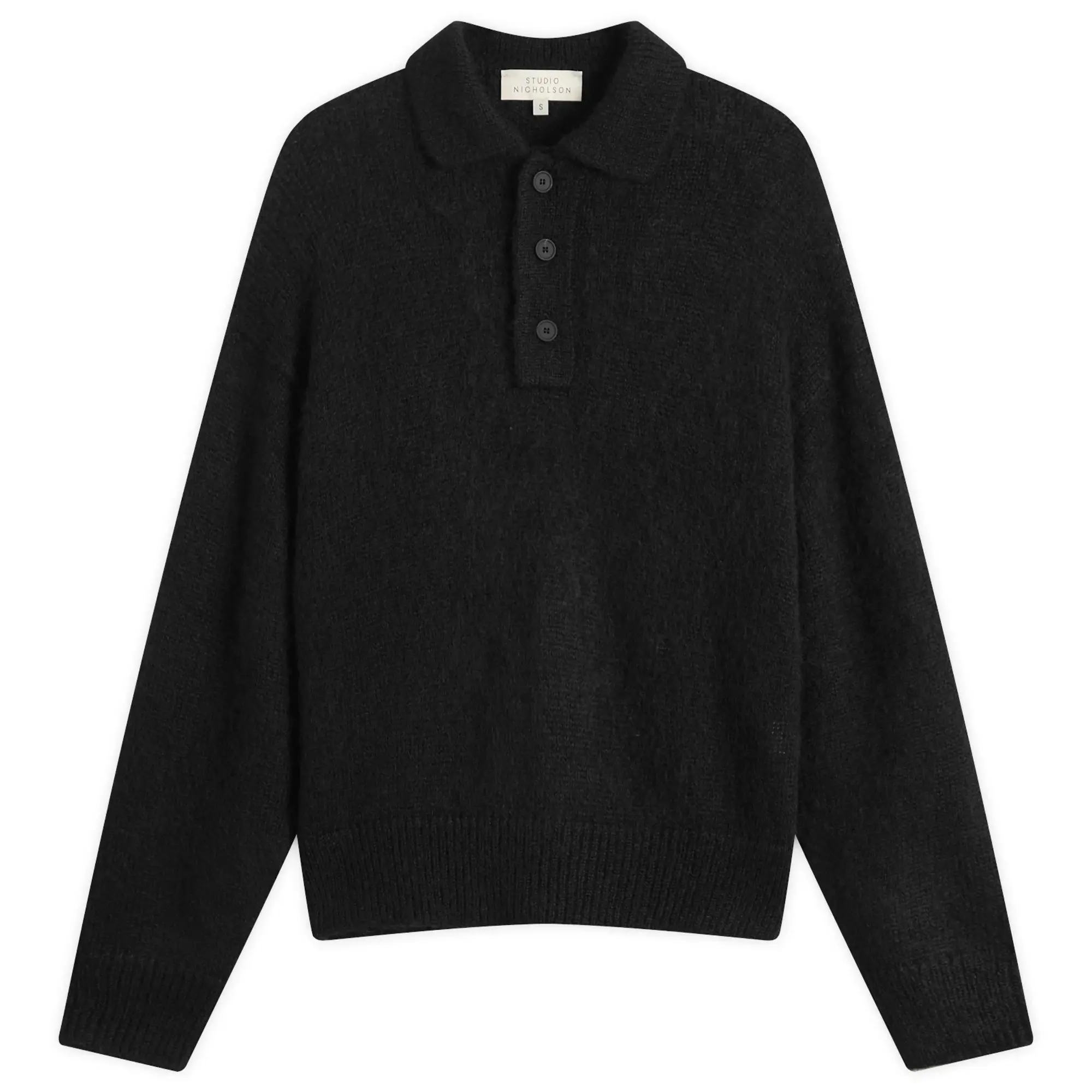 Studio Nicholson Women's Dune Polo Shirt Black