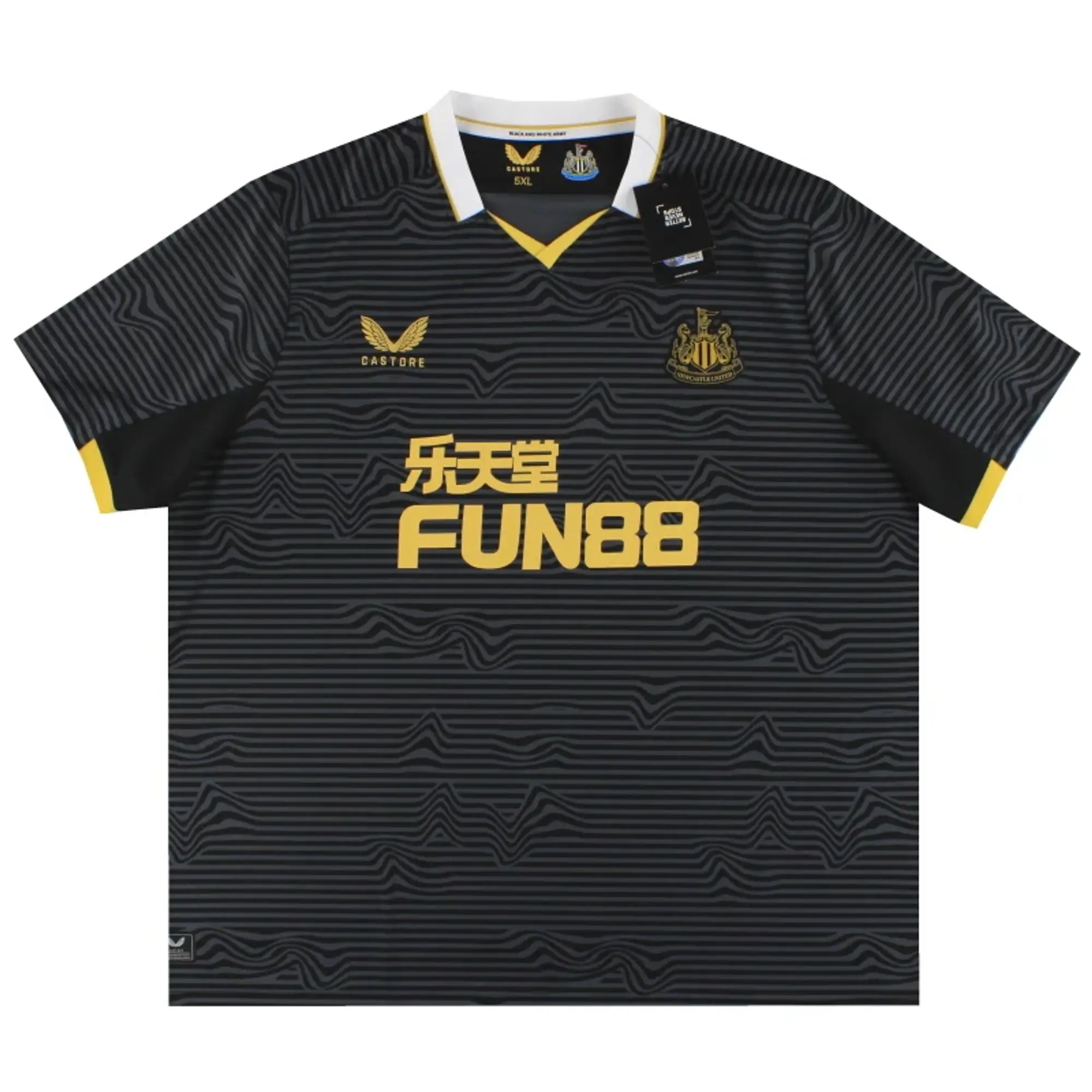 2021-22 Newcastle United Castore Away Shirt *w/tags* XXXL - Newcastle United / w/tags 