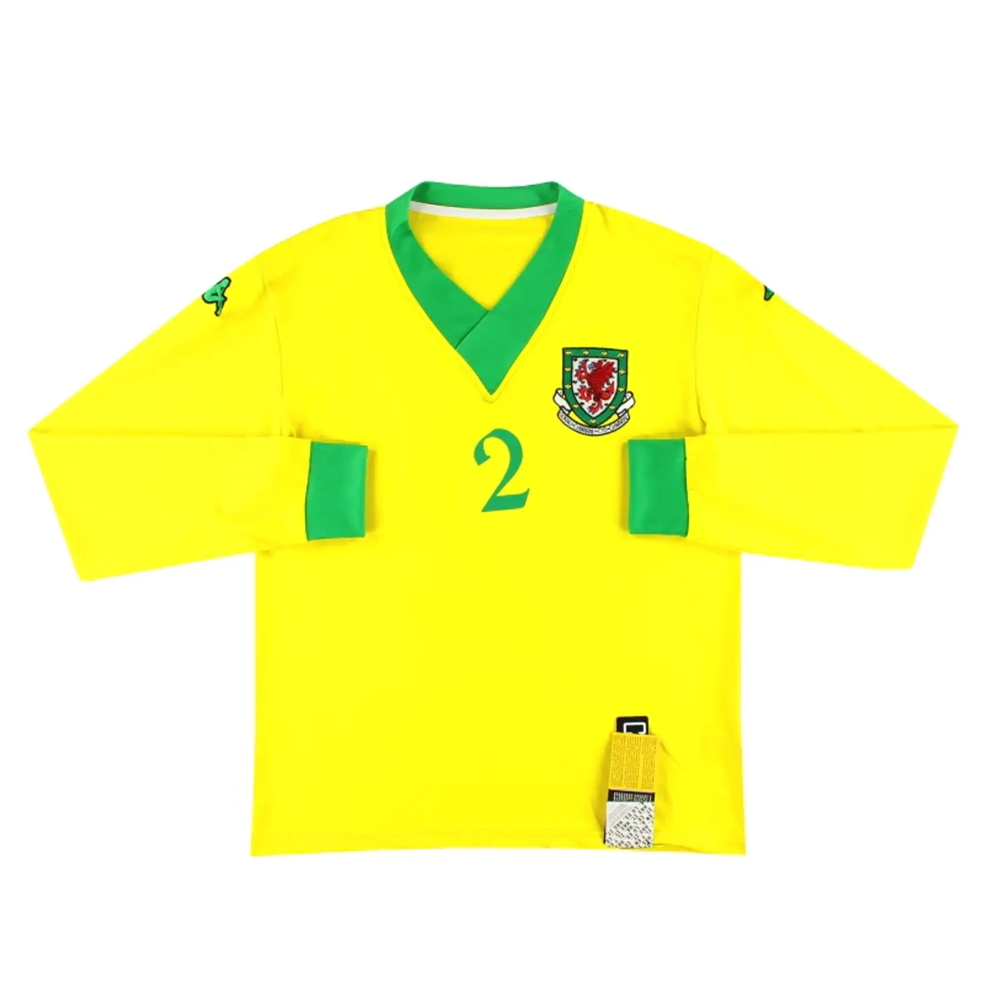 2006-07 Wales Kappa '130th Year' Player Issue Away Shirt #2 *w/tags* XL - Wales / w/tags 