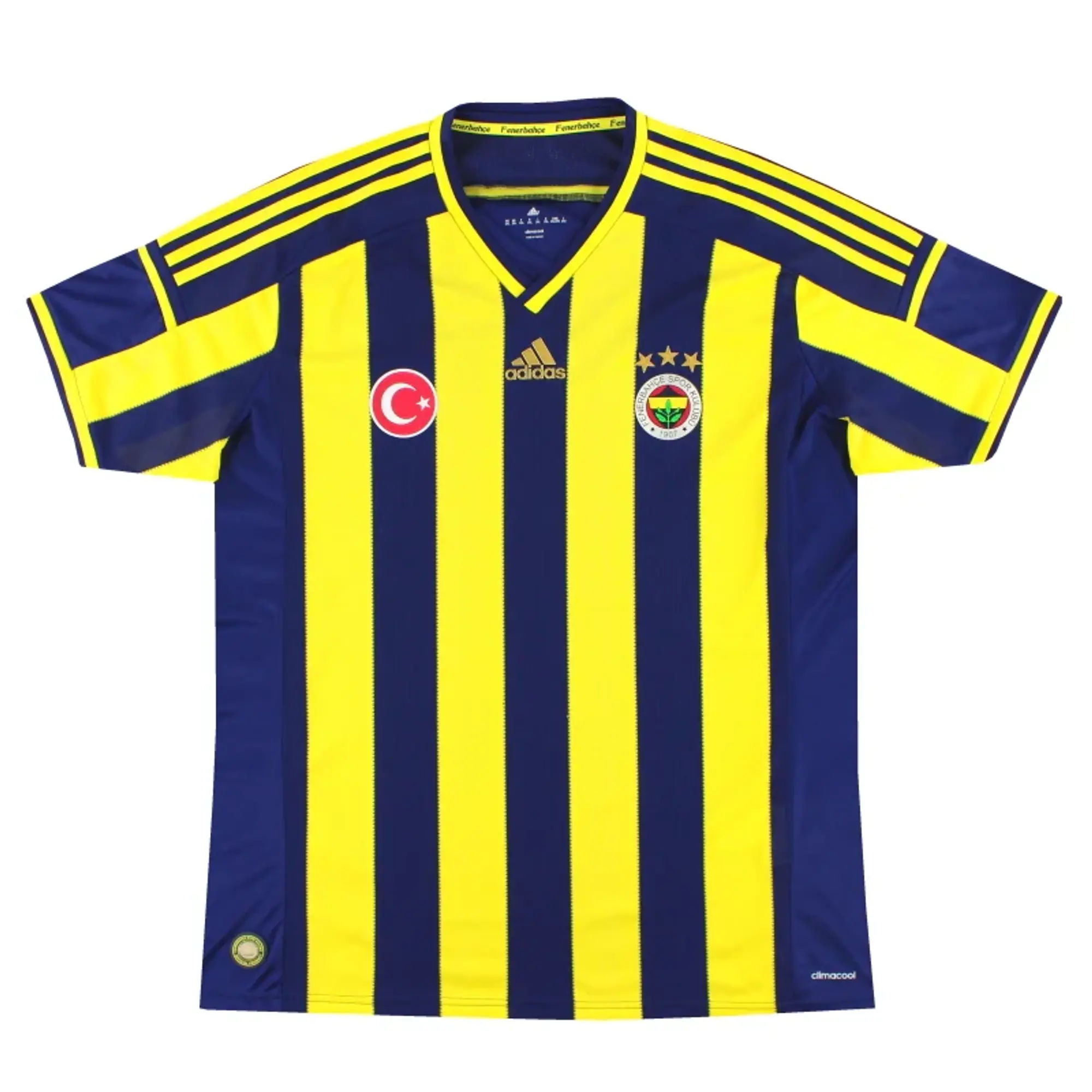2014-15 Fenerbahce adidas Home Shirt *Mint* XXL - Fenerbahce / Minit 