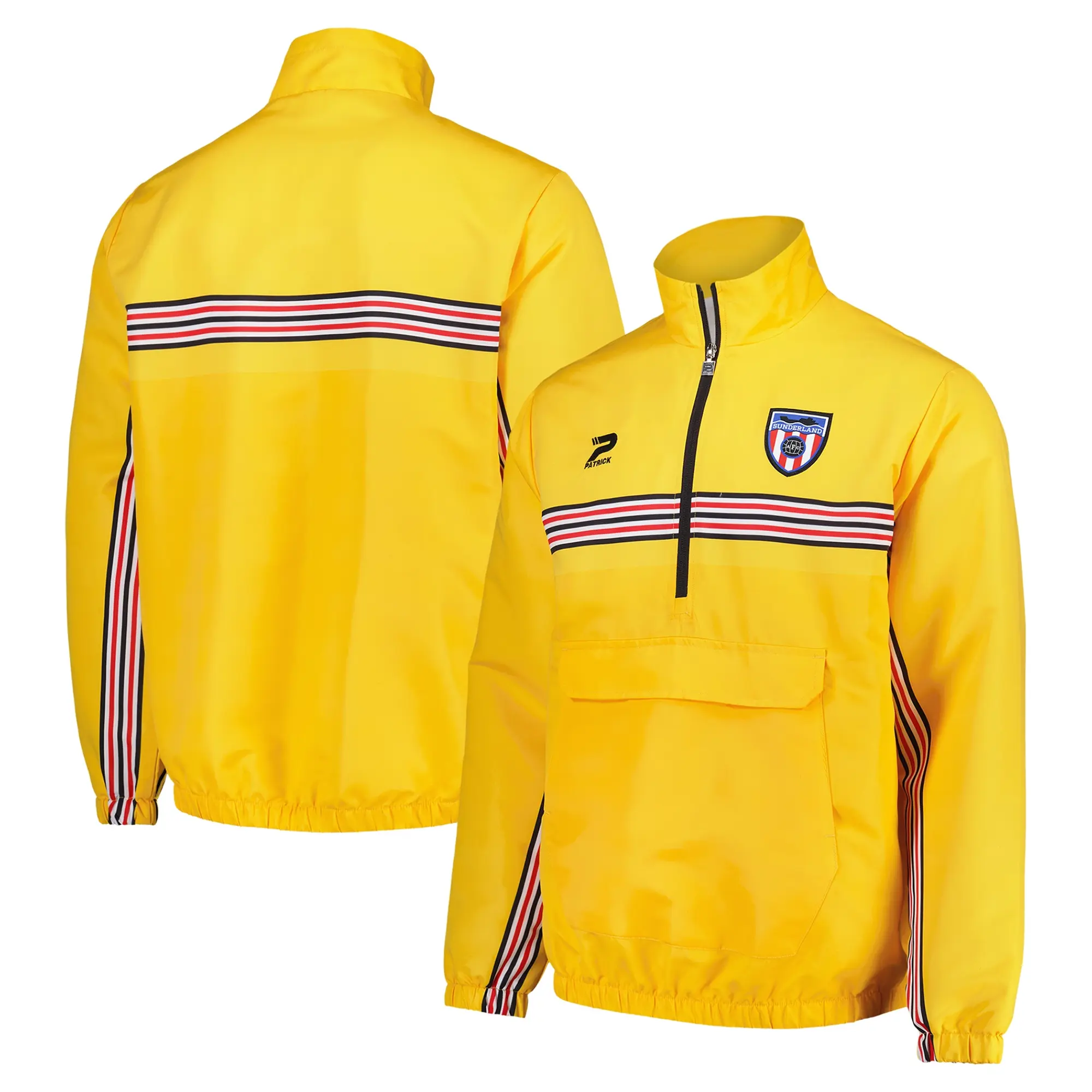 Sunderland Patrick 1986/87 Third Retro Track Jacket - Yellow
