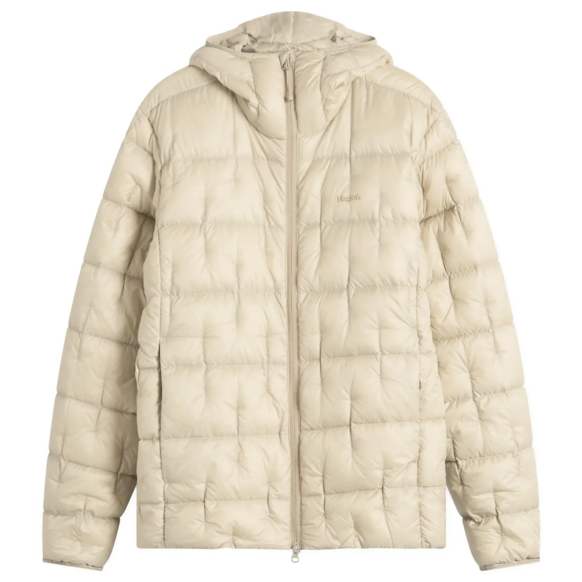 Haglöfs Men's Hede Down Hooded Jacket Chalk Beige