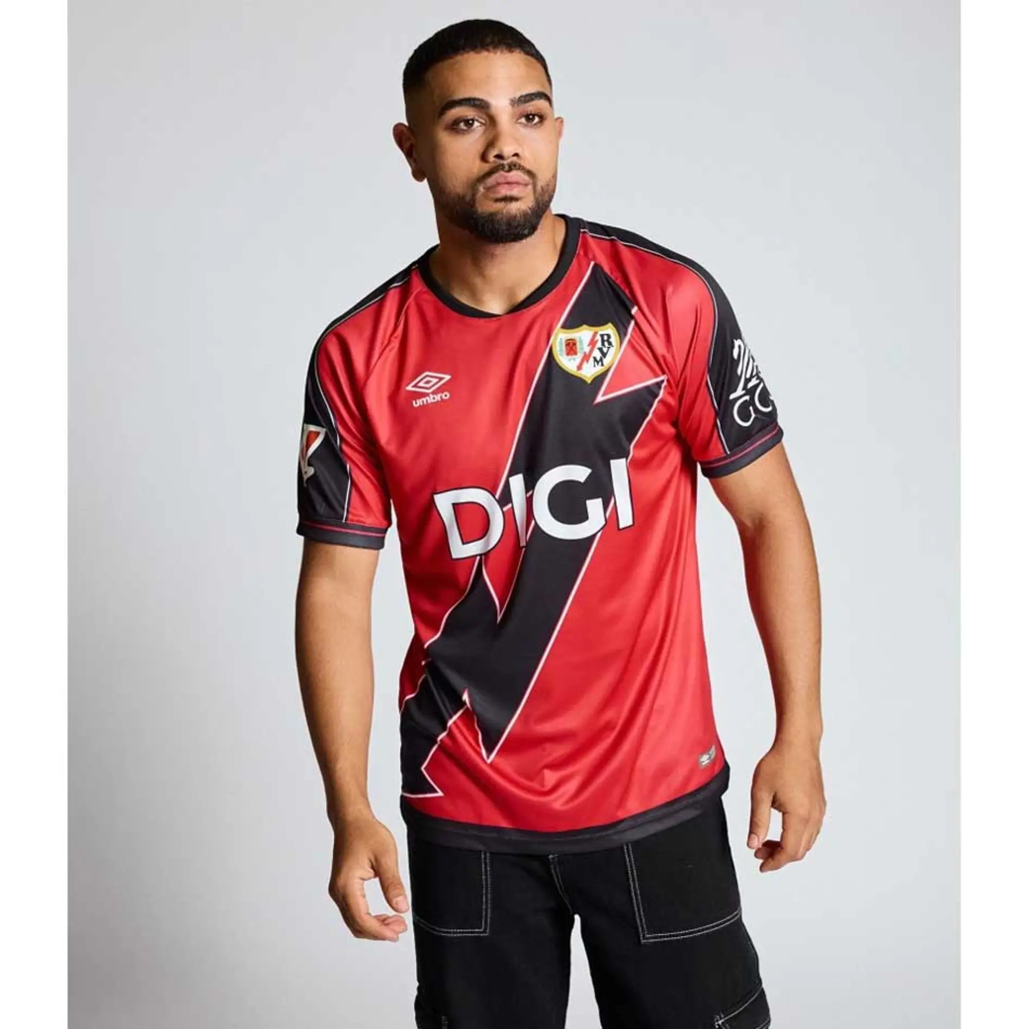 Umbro Rayo Vallecano 25/26 Away Short Sleeve T-shirt