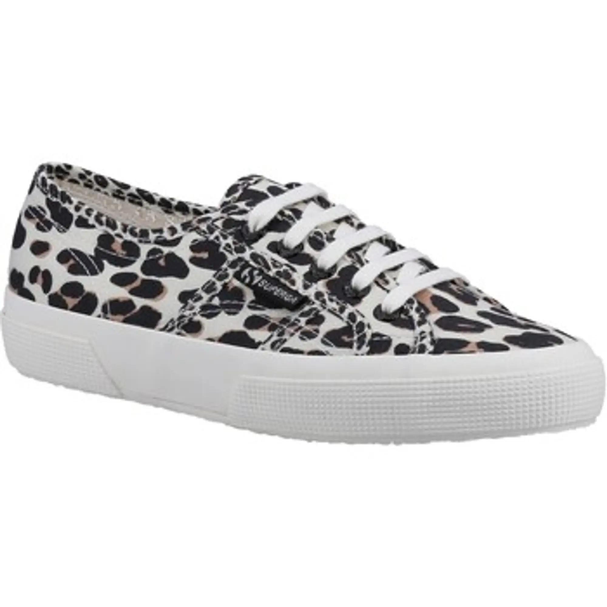Superga  2750 LIGHT LEOPARD PRINT  women's Shoes (Trainers) in Yellow