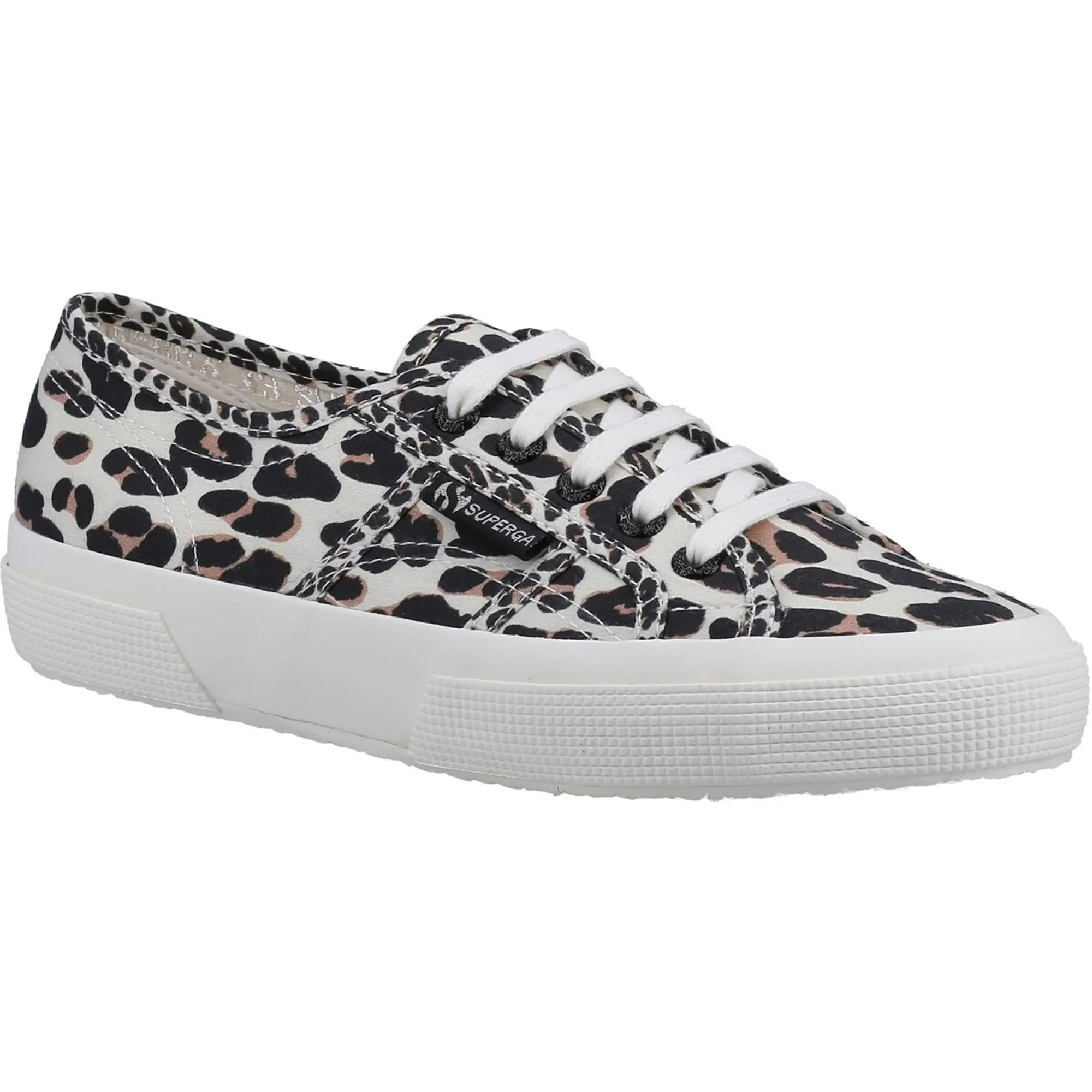 Superga  2750 LIGHT LEOPARD PRINT  women's Shoes (Trainers) in Yellow