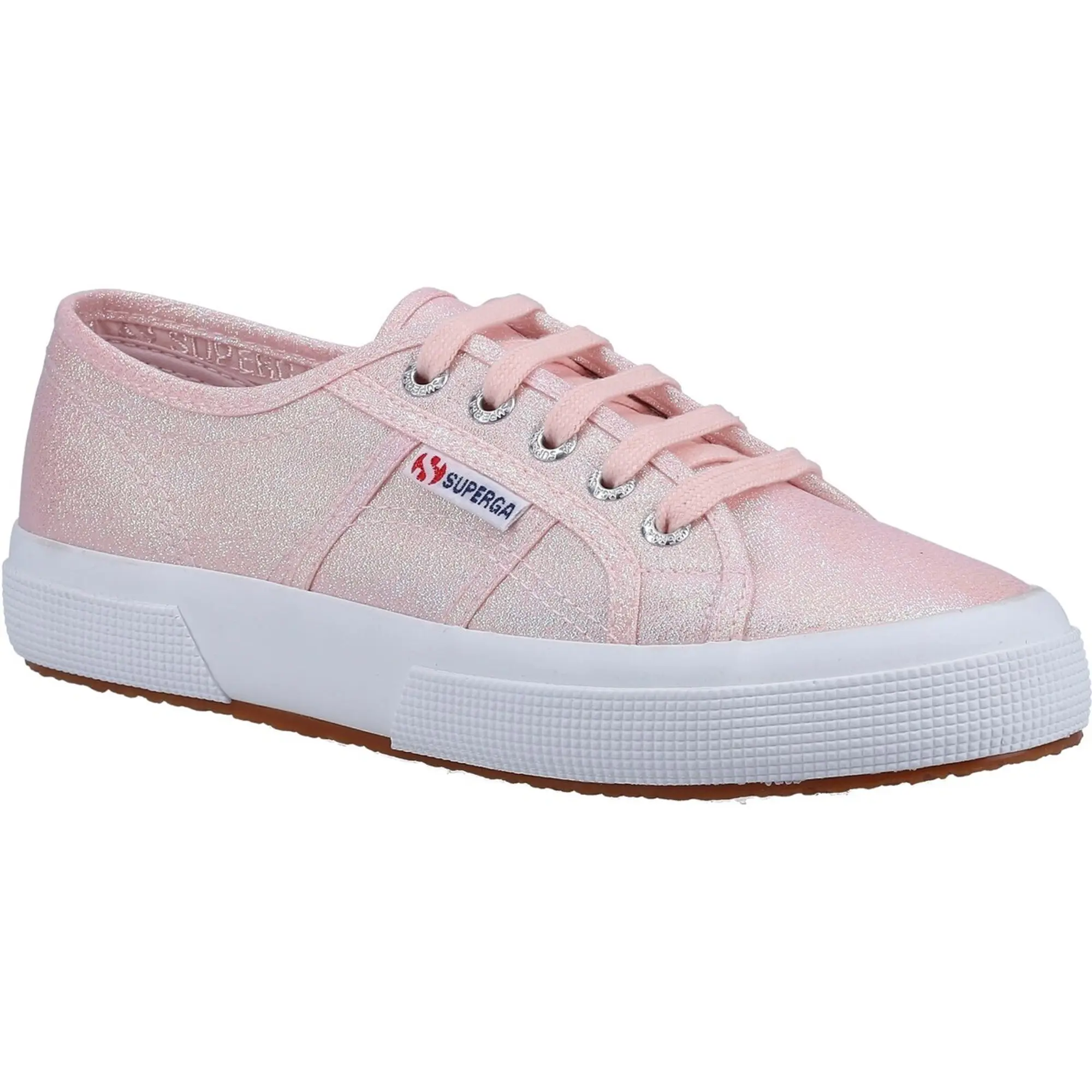 Superga  2750 LAMEW  women's Shoes (Trainers) in Pink