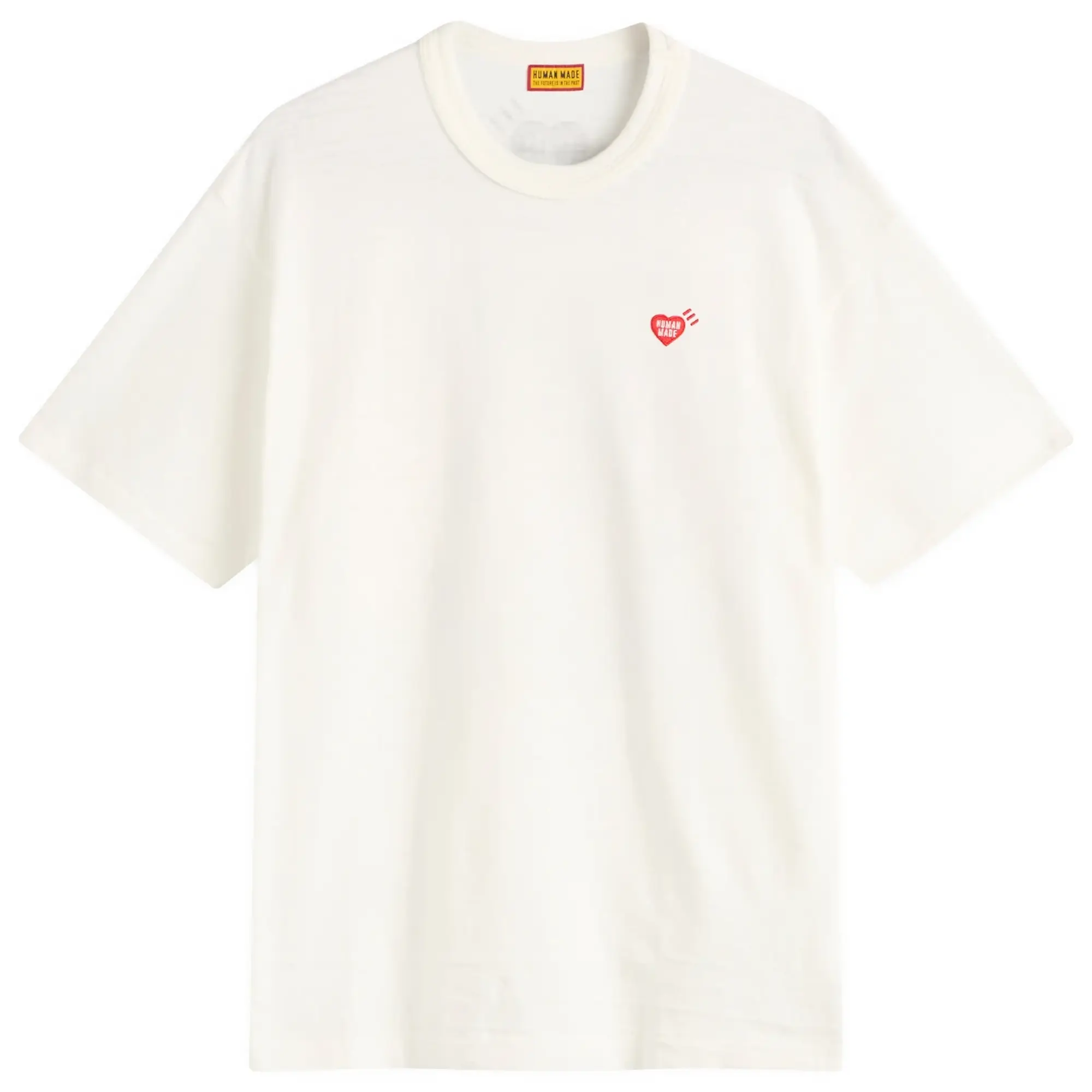 Human Made Men's Small Heart Polar Bear T-Shirt White