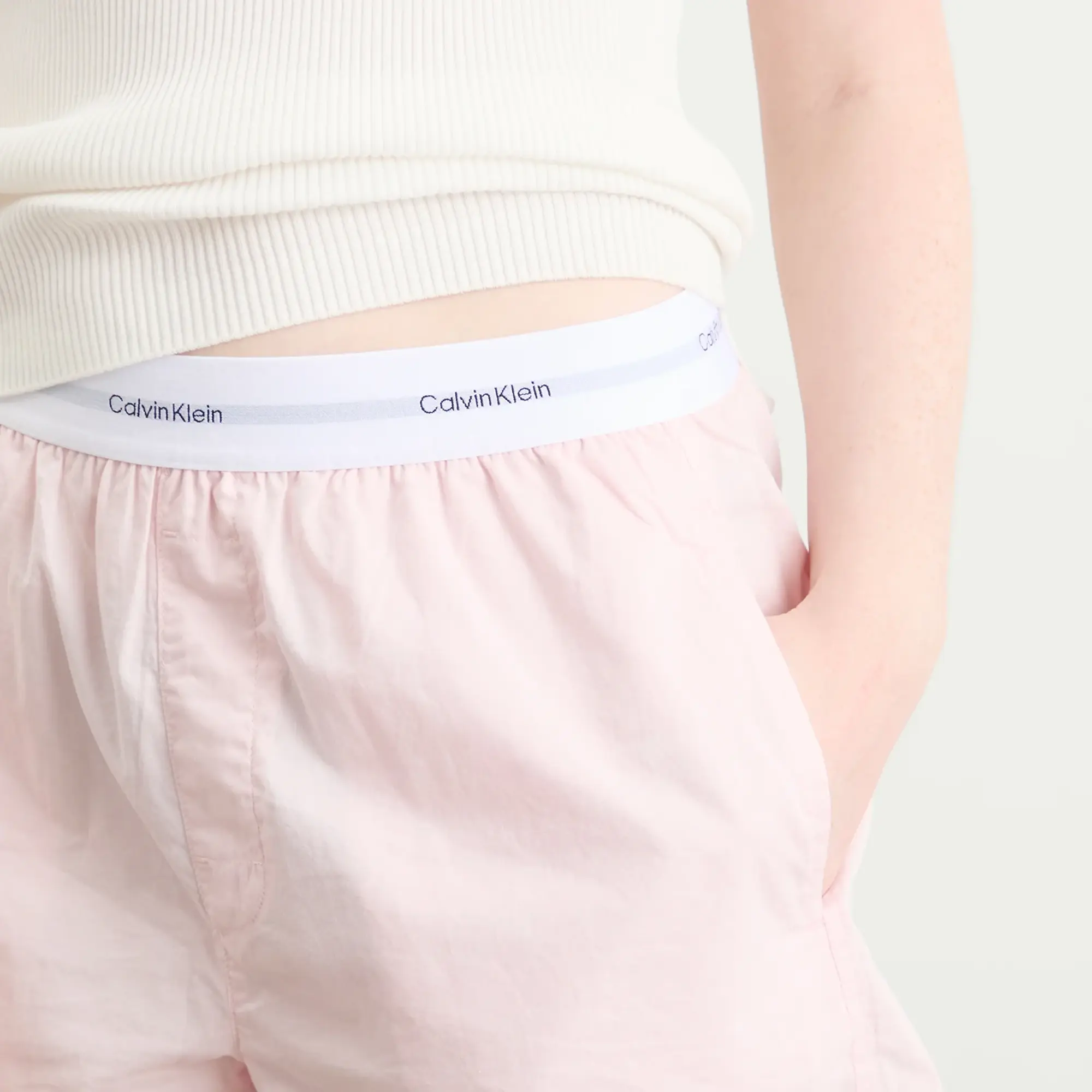 Calvin Klein Women's Cotton Poplin Sleep Short Potpourri