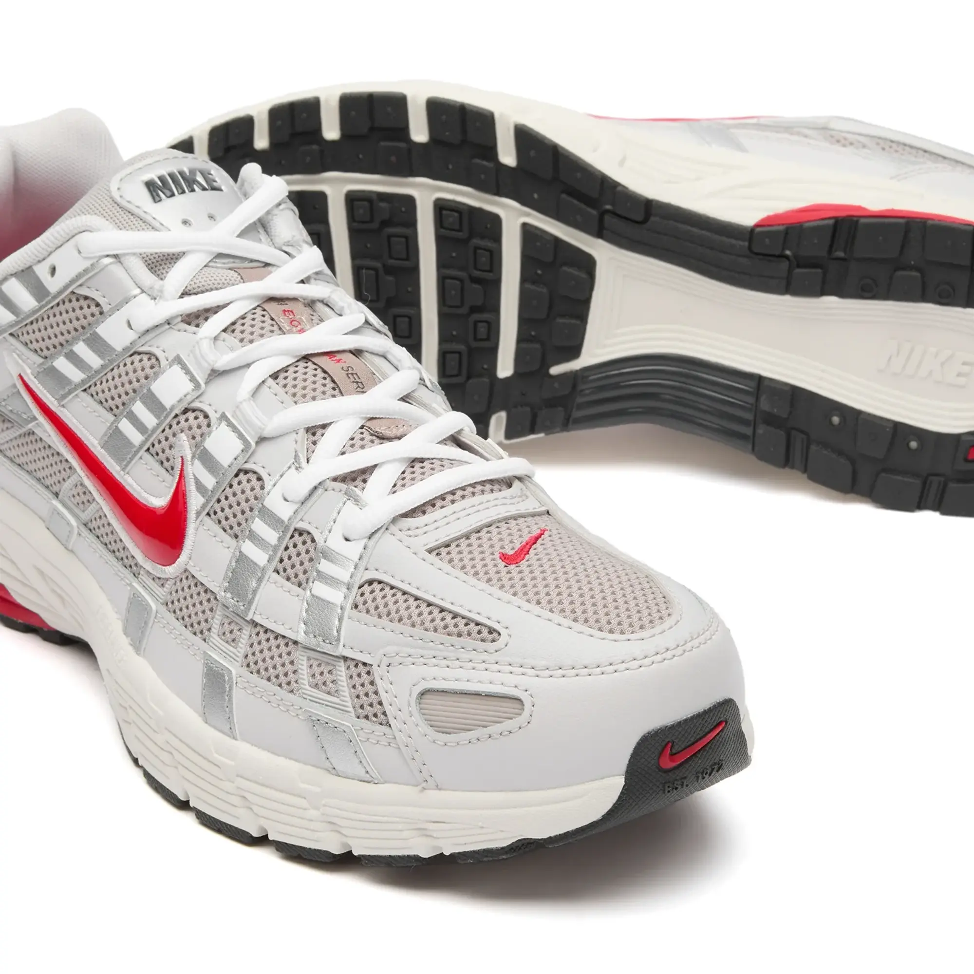 Nike Men's P-6000 Sneaker Grey/Red/White