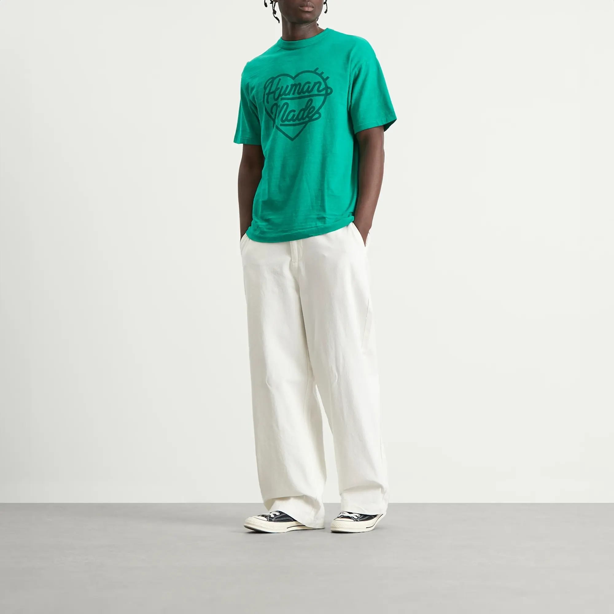 Human Made Men's Color T-Shirt Green