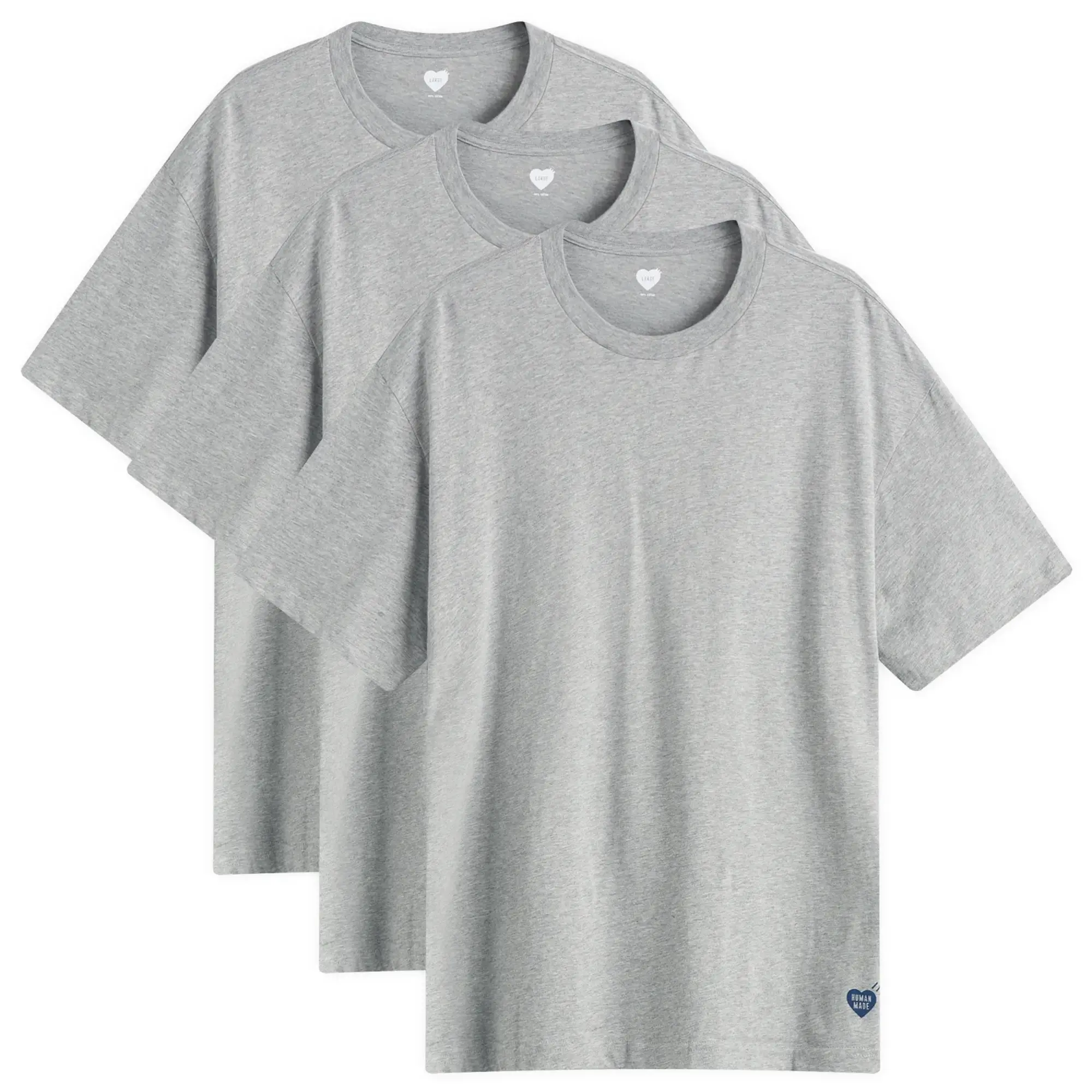 Human Made Men's 3-Pack T-Shirt Gray