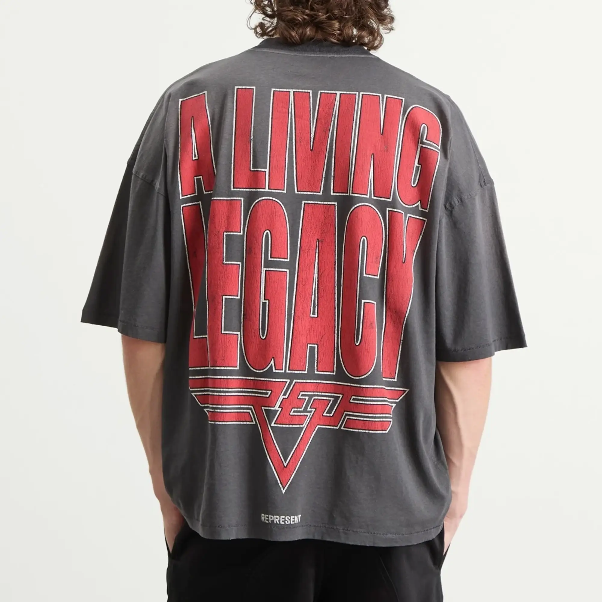 Represent Men's Represent Men's Living Legacy Tour T-Shirt Sun Fade Grey