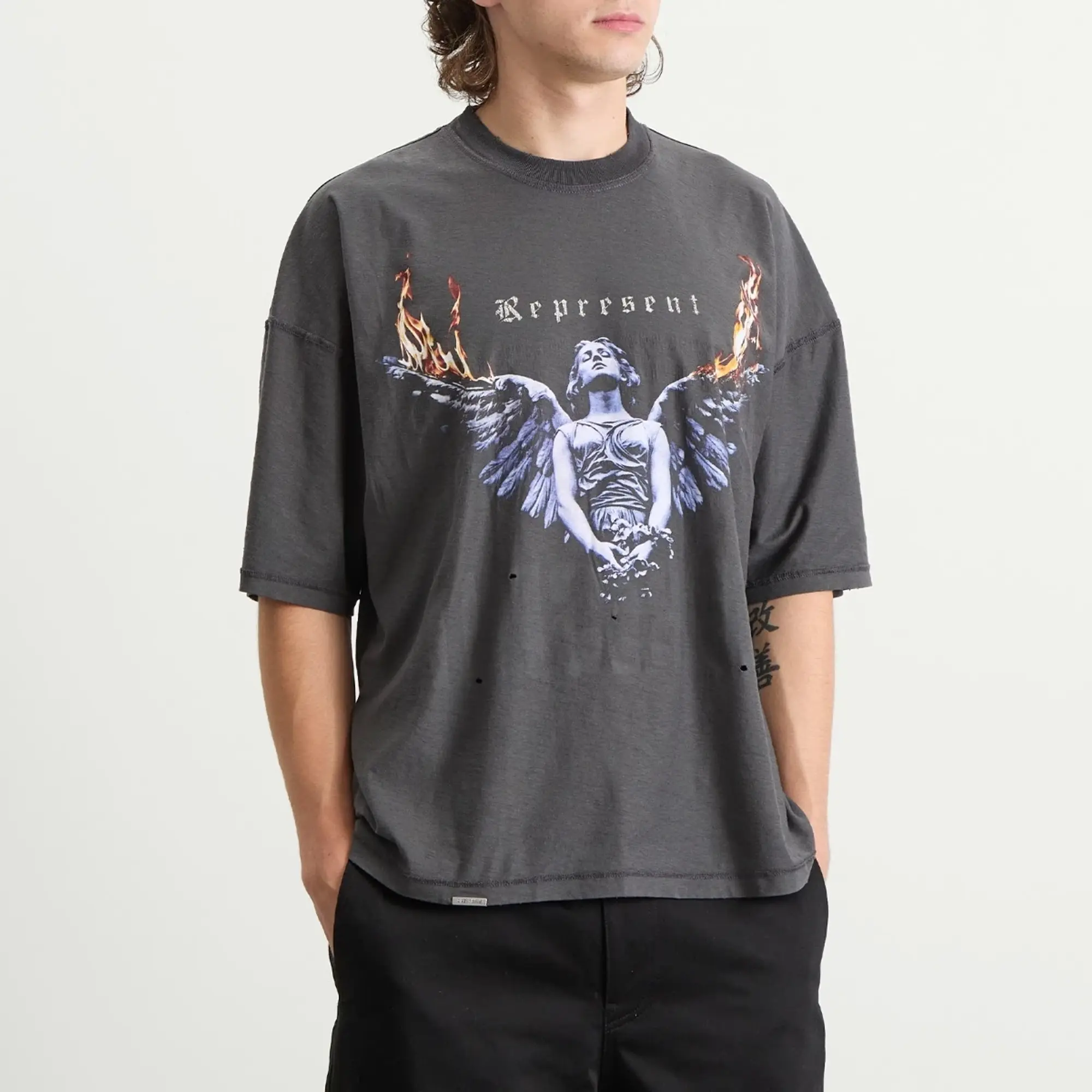 Represent Men's Represent Men's Living Legacy Tour T-Shirt Sun Fade Grey