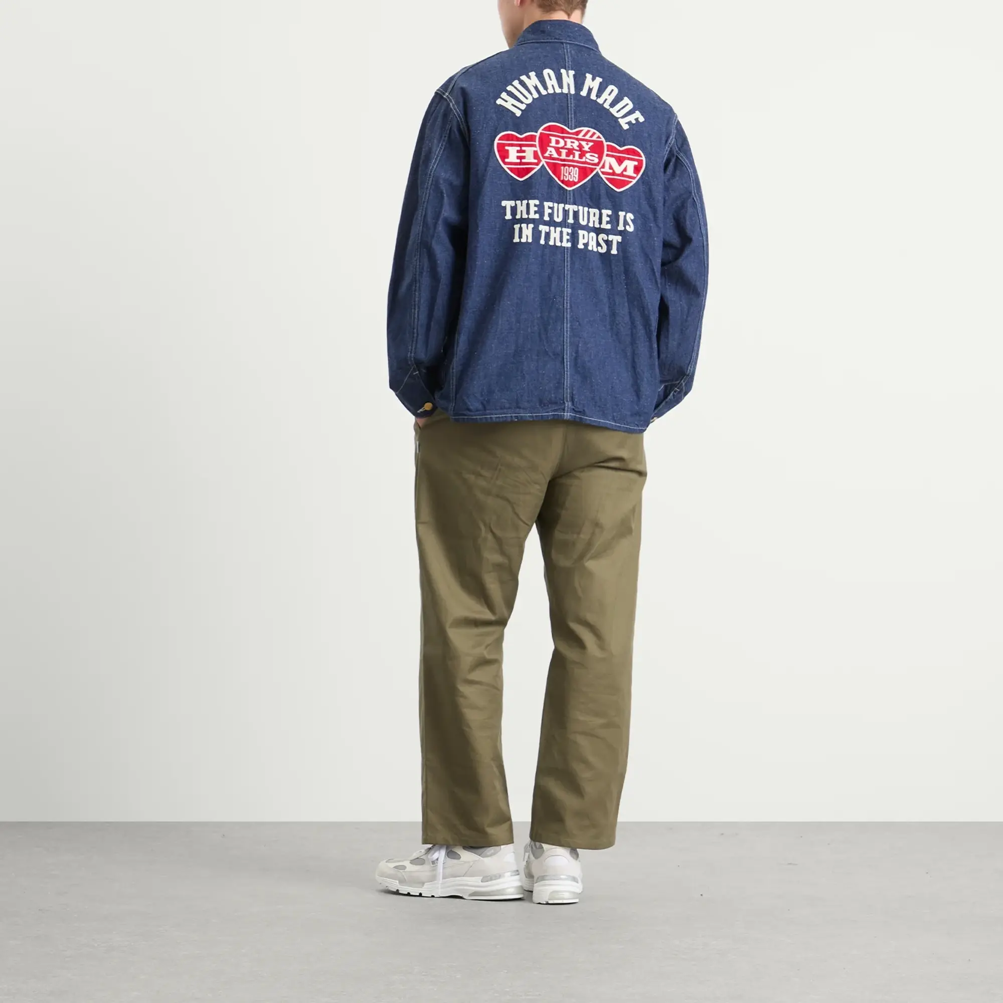 Human Made Men's Denim Coverall Jacket Indigo