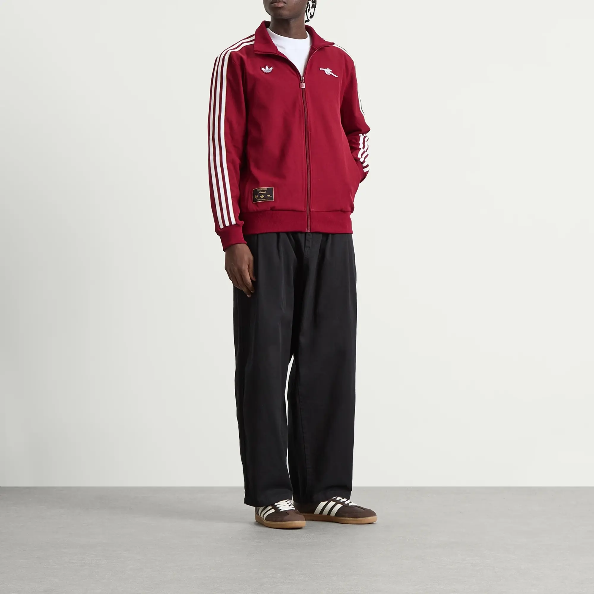 Adidas Men's Arsenal FC Icon Track Top Team Coll Burgundy