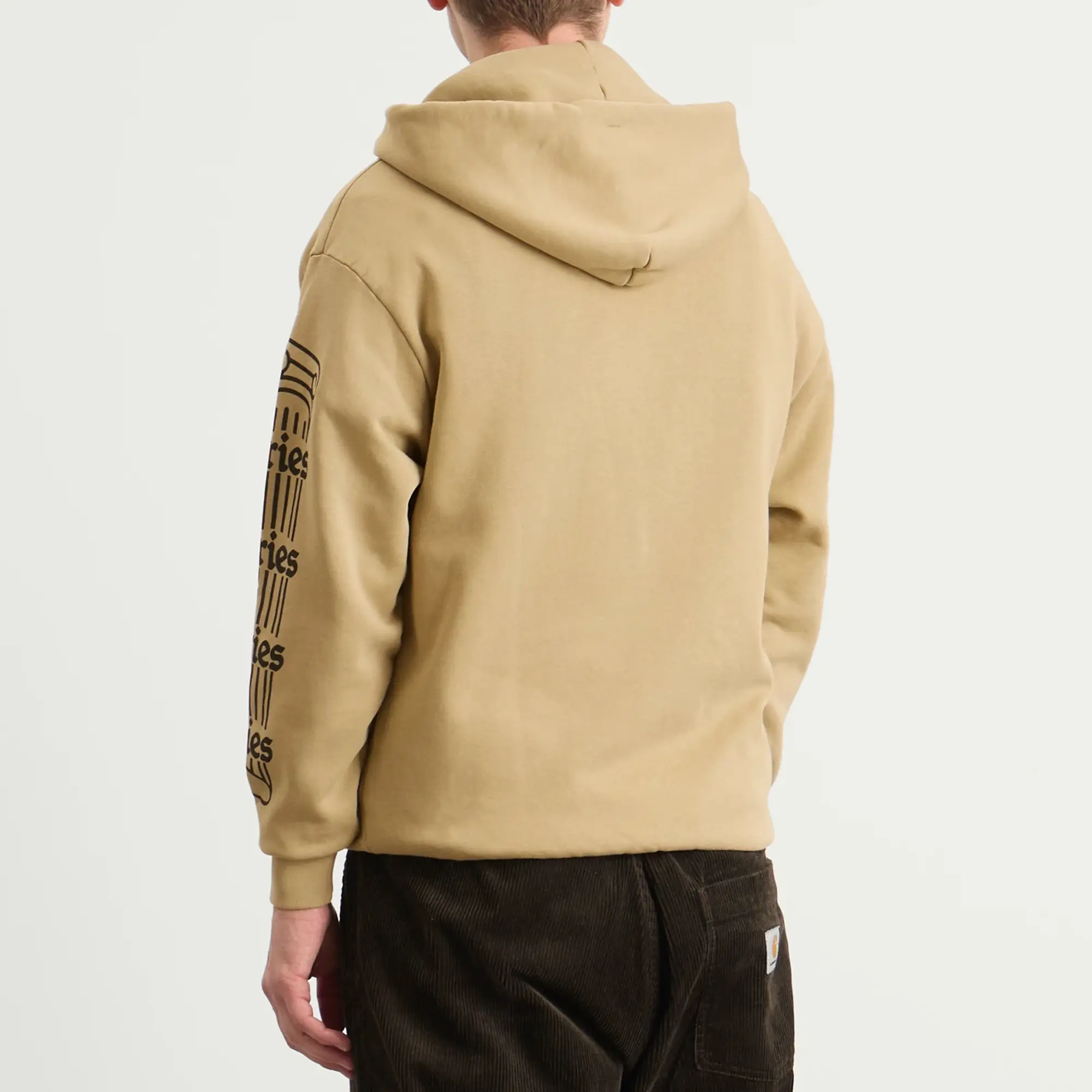 Aries Men's Temple Hoodie Khaki