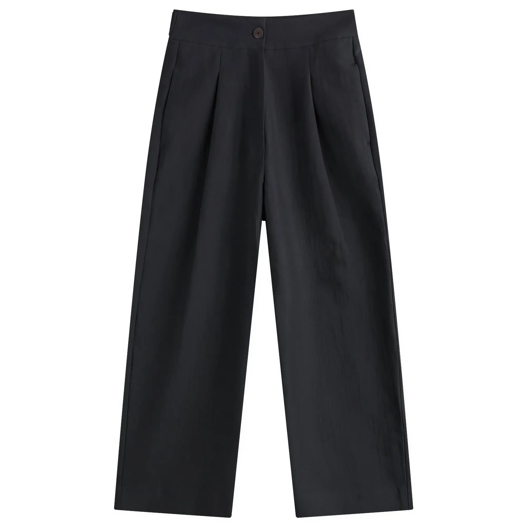 Studio Nicholson Women's Fellini Pleated Elevated Trousers Navy