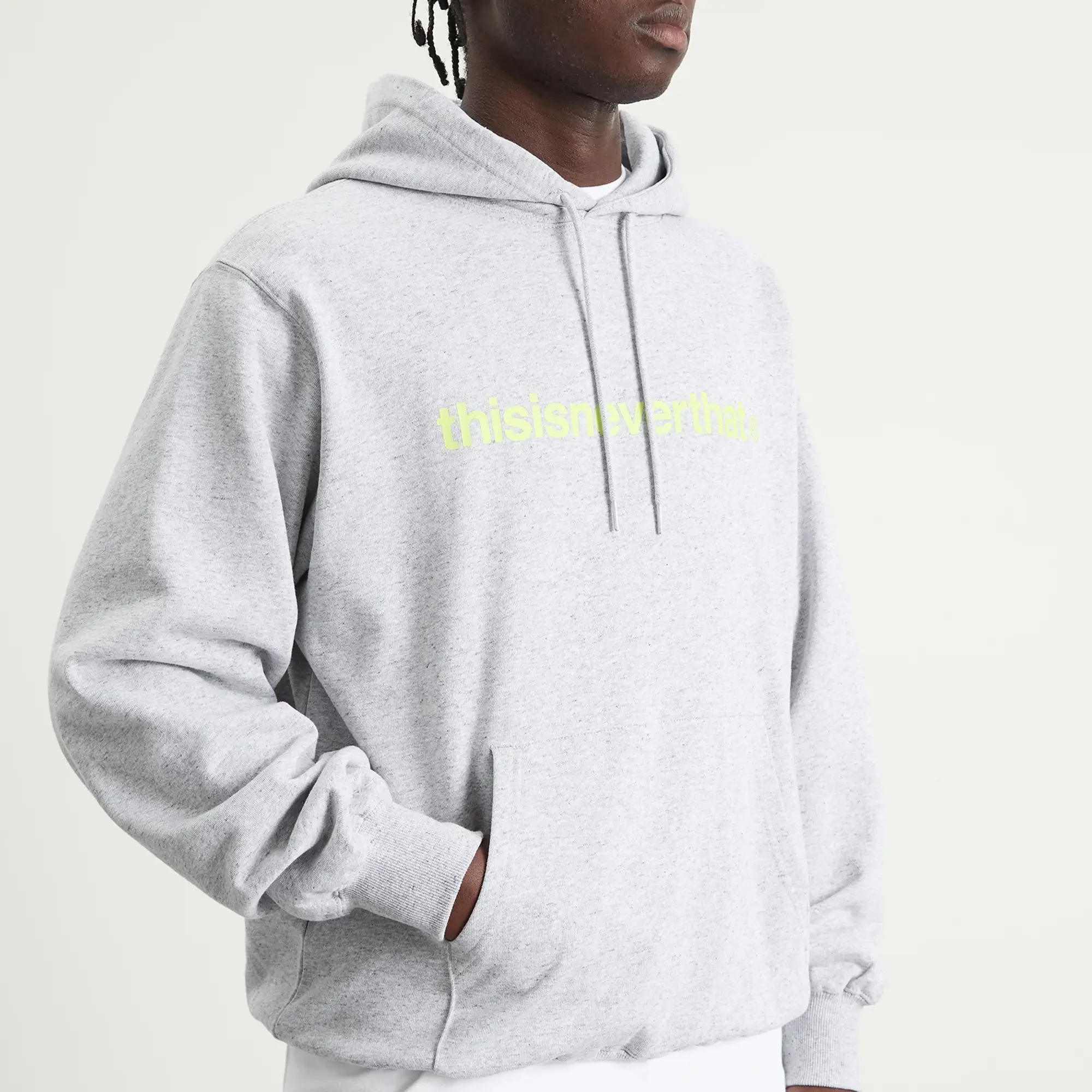 thisisneverthat Men's T-Logo LT Hoodie Grey Heather