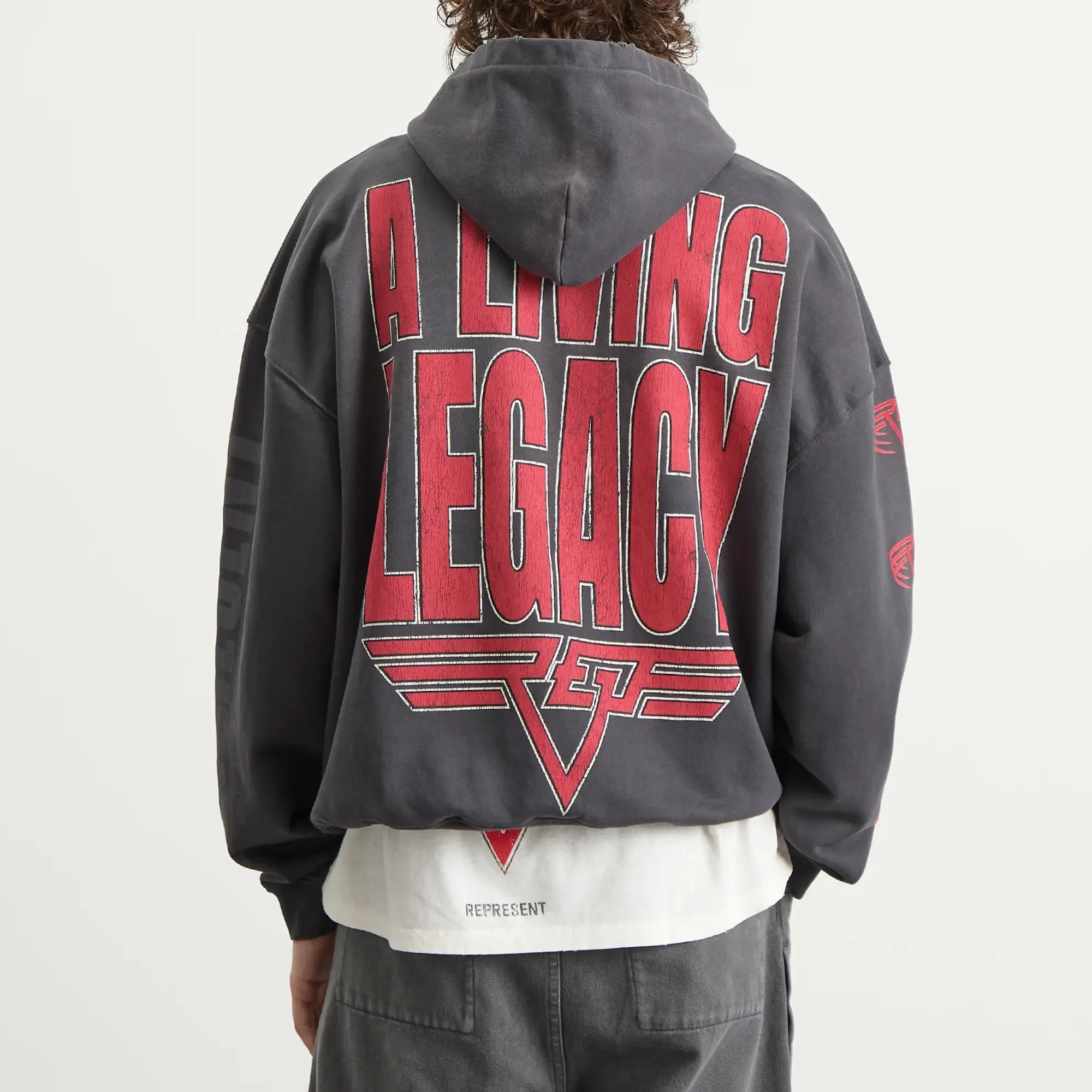 Represent Men's Represent Men's Living Legacy Tour Hoodie Sun Fade Grey