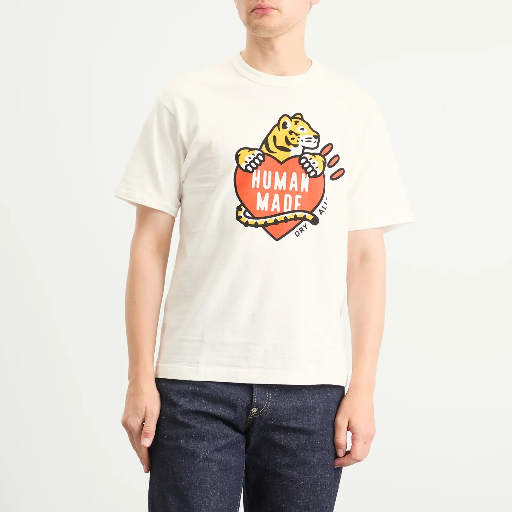 Human Made Men's Tiger Heart T-Shirt White
