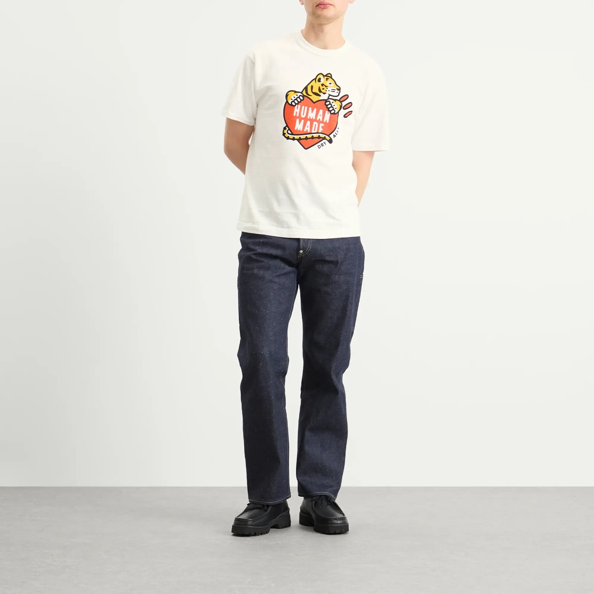 Human Made Men's Tiger Heart T-Shirt White