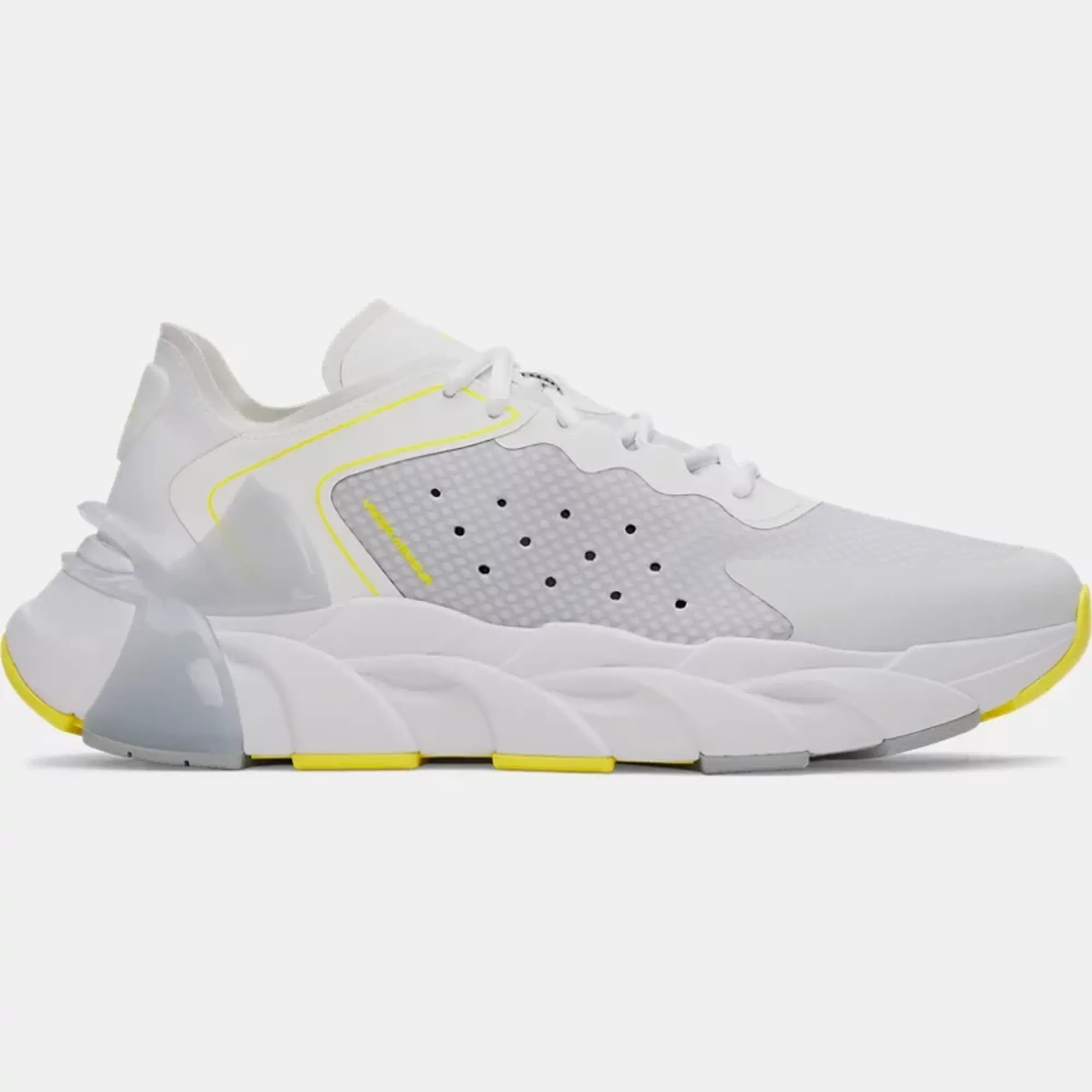 Under Armour  Halo Trainer Unisex Training Shoes White / Flash Light / Mod Gray 4