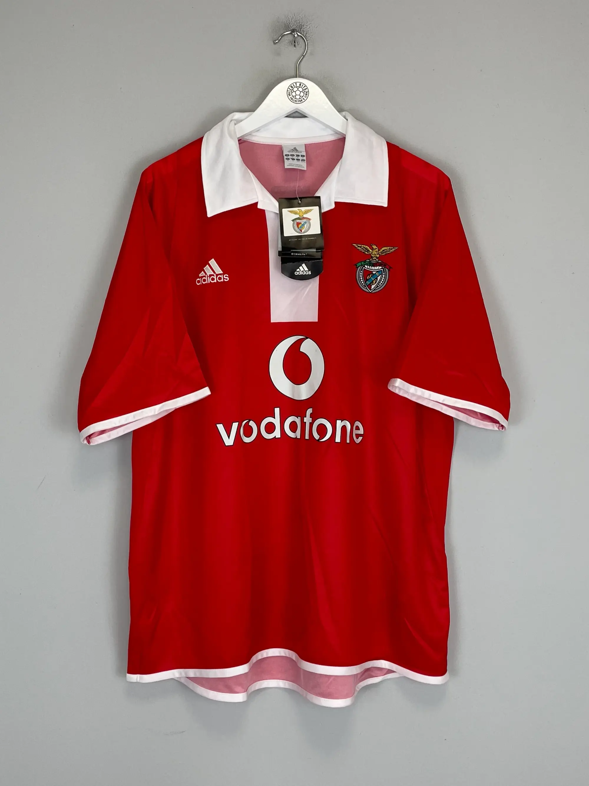 2003/05 BENFICA SIMAO #20 *BNWT* CENTENARY HOME SHIRT (XL) ADIDAS | CULT KITS