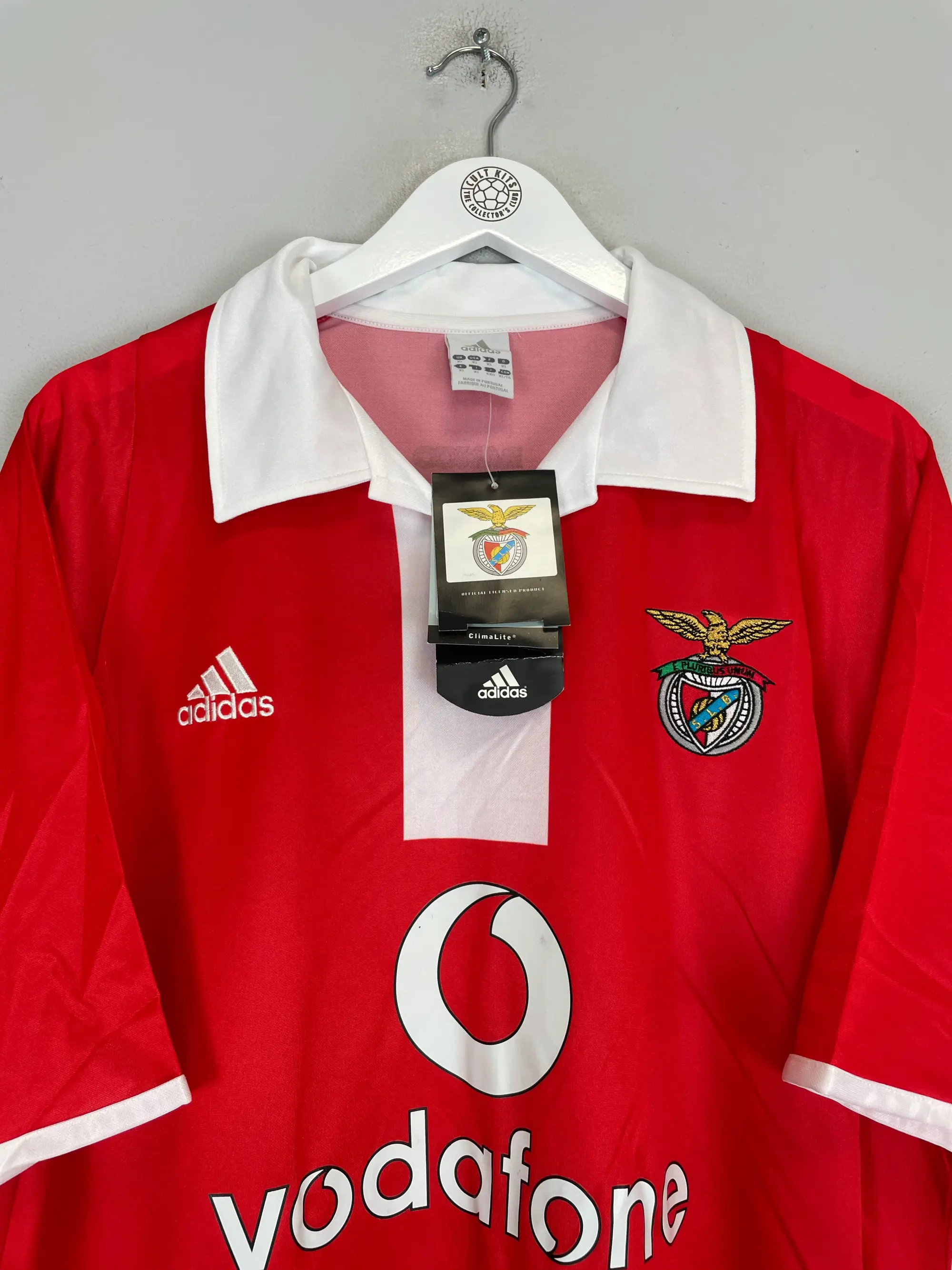 2003/05 BENFICA SIMAO #20 *BNWT* CENTENARY HOME SHIRT (XL) ADIDAS | CULT KITS