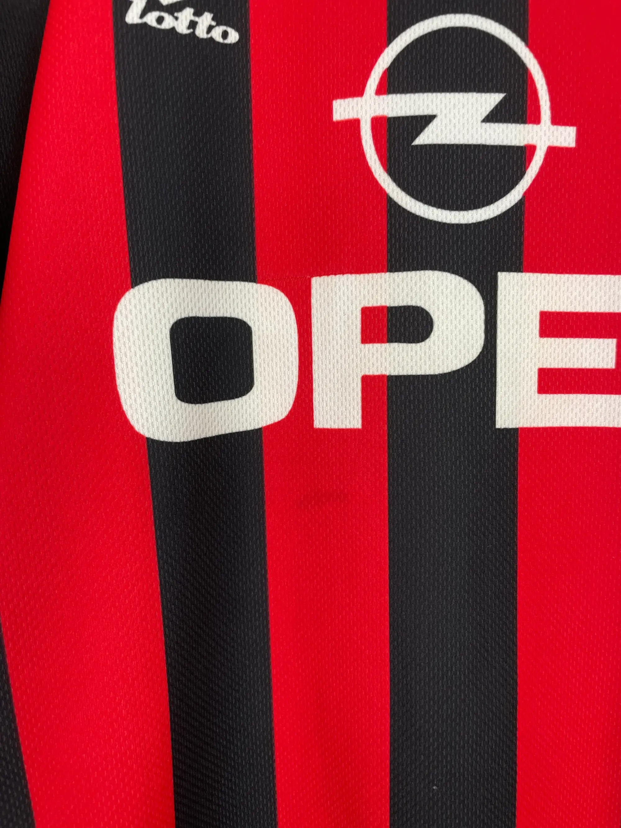 1997/98 AC MILAN BAGGIO #18 HOME SHIRT (M) LOTTO | CULT KITS