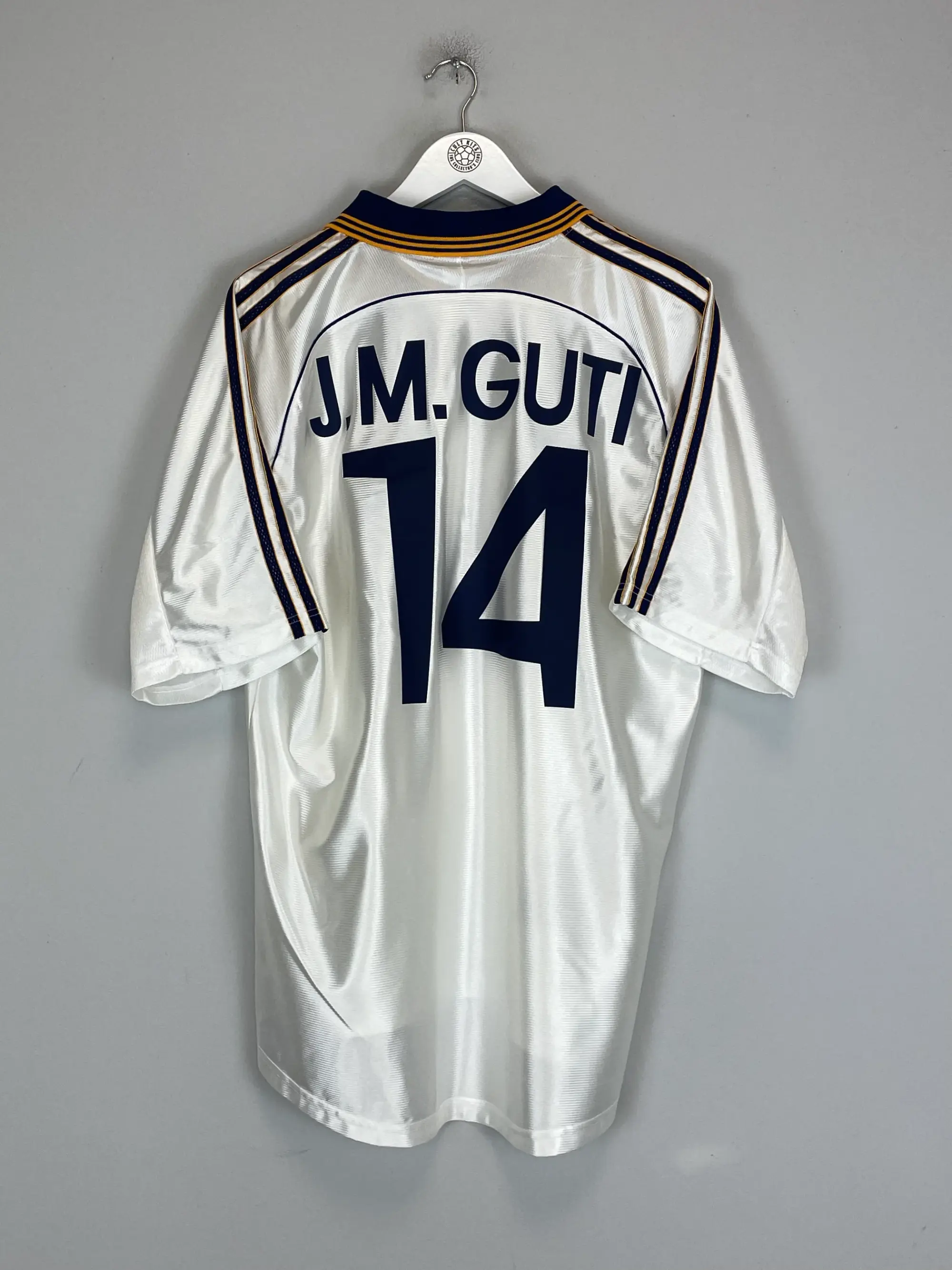 1998/00 REAL MADRID J.M GUTI #14 HOME SHIRT (L) ADIDAS | CULT KITS