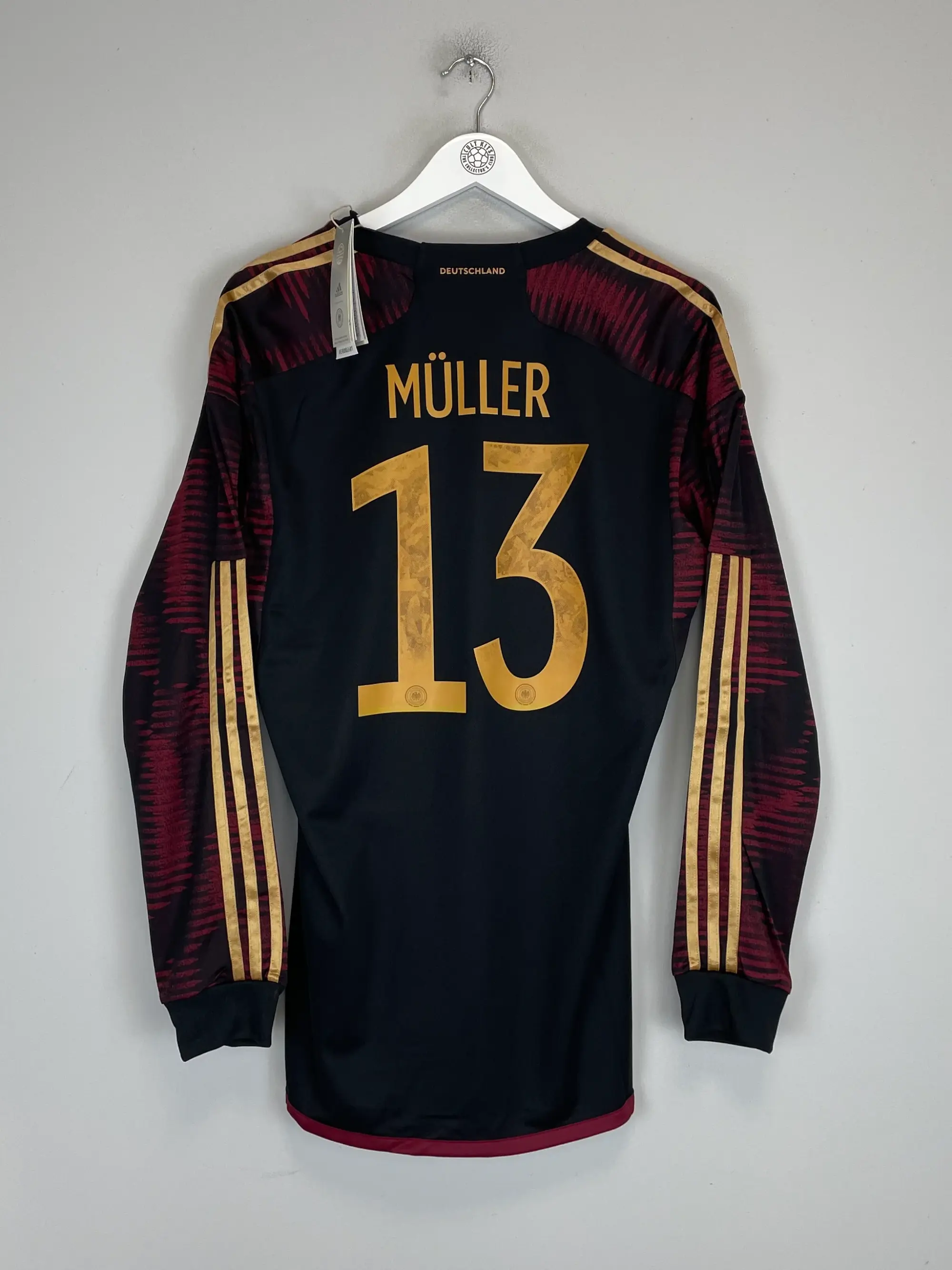 2022/23 GERMANY MULLER #13 *BNWT* L/S AWAY SHIRT (L) ADIDAS | CULT KITS