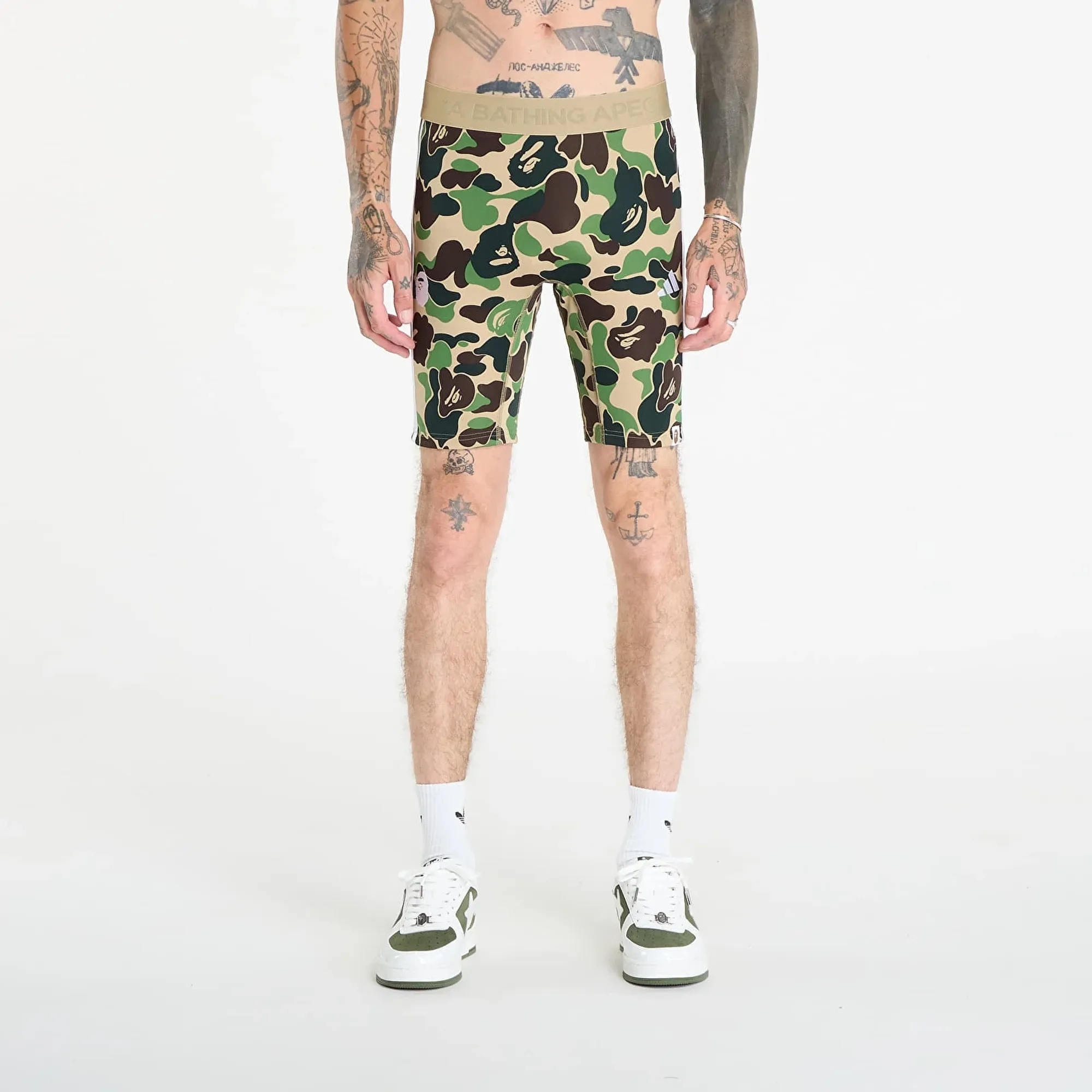 Shorts Adidas X Bape Fb Tights Crew Green L