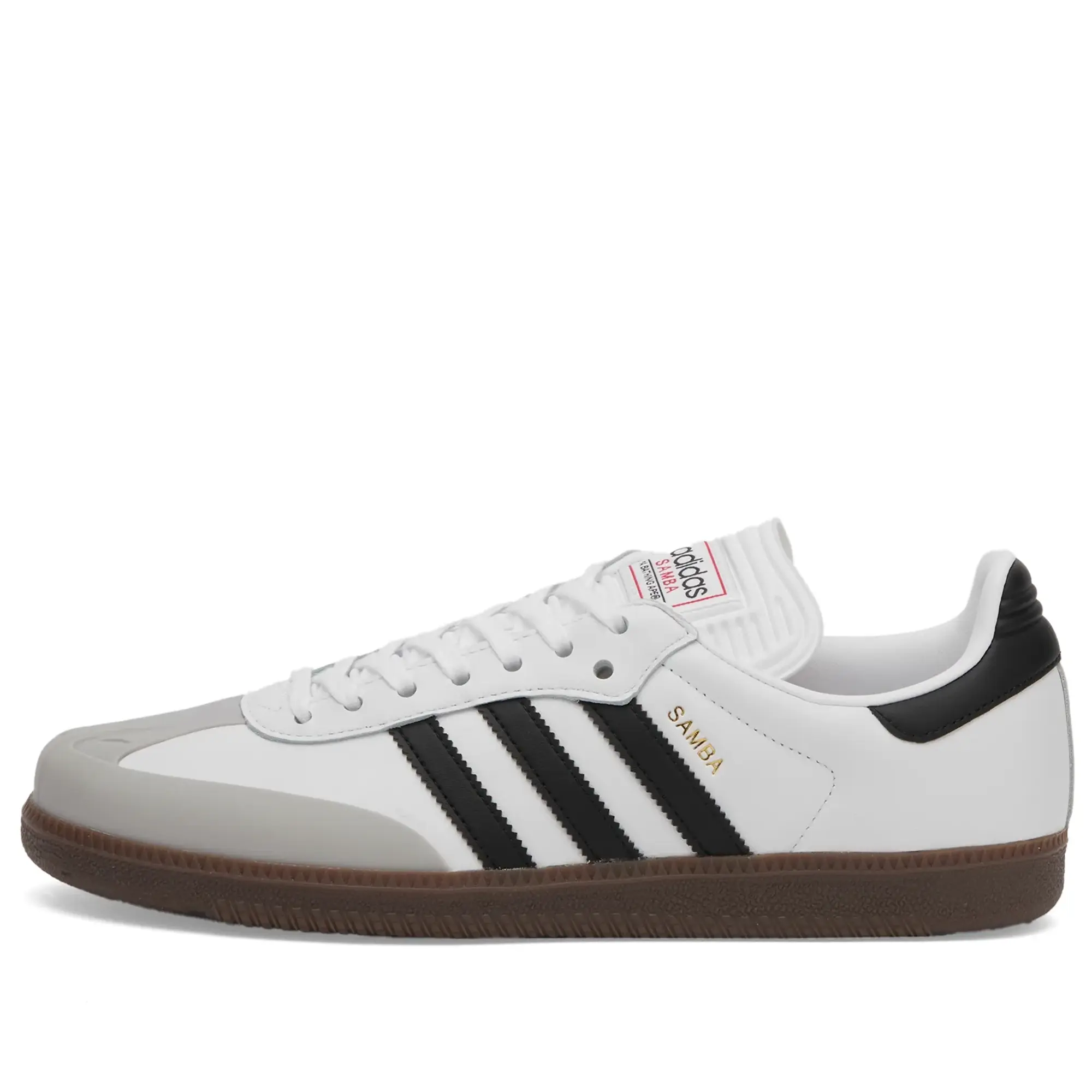 Adidas Men's x BAPE Samba Sneaker White/Core Black/Gum