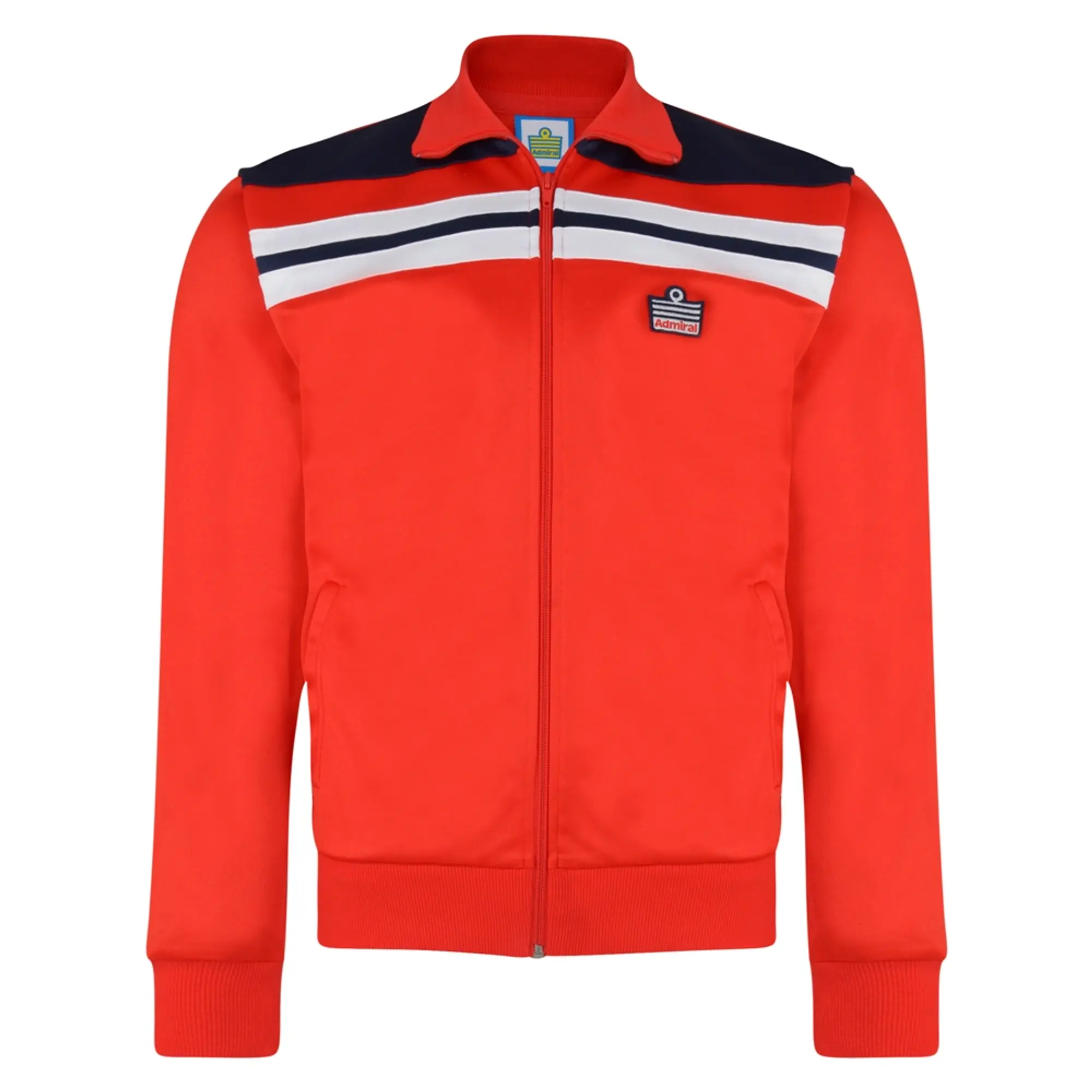 3Retro Admiral 1982 Red England Track Jacket