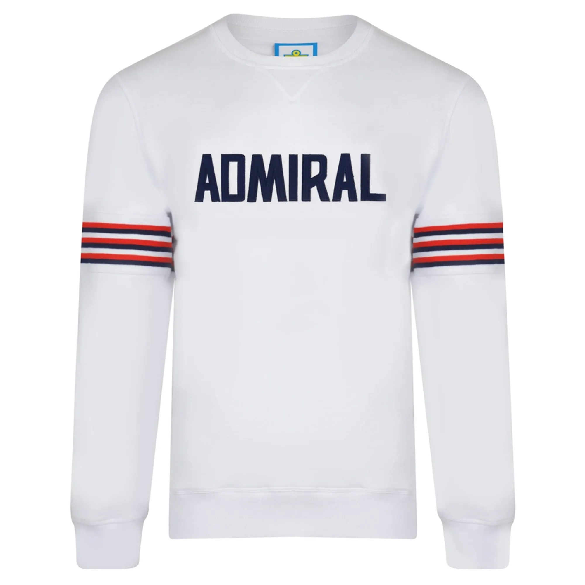 3Retro Admiral 1974 White England Sweatshirt