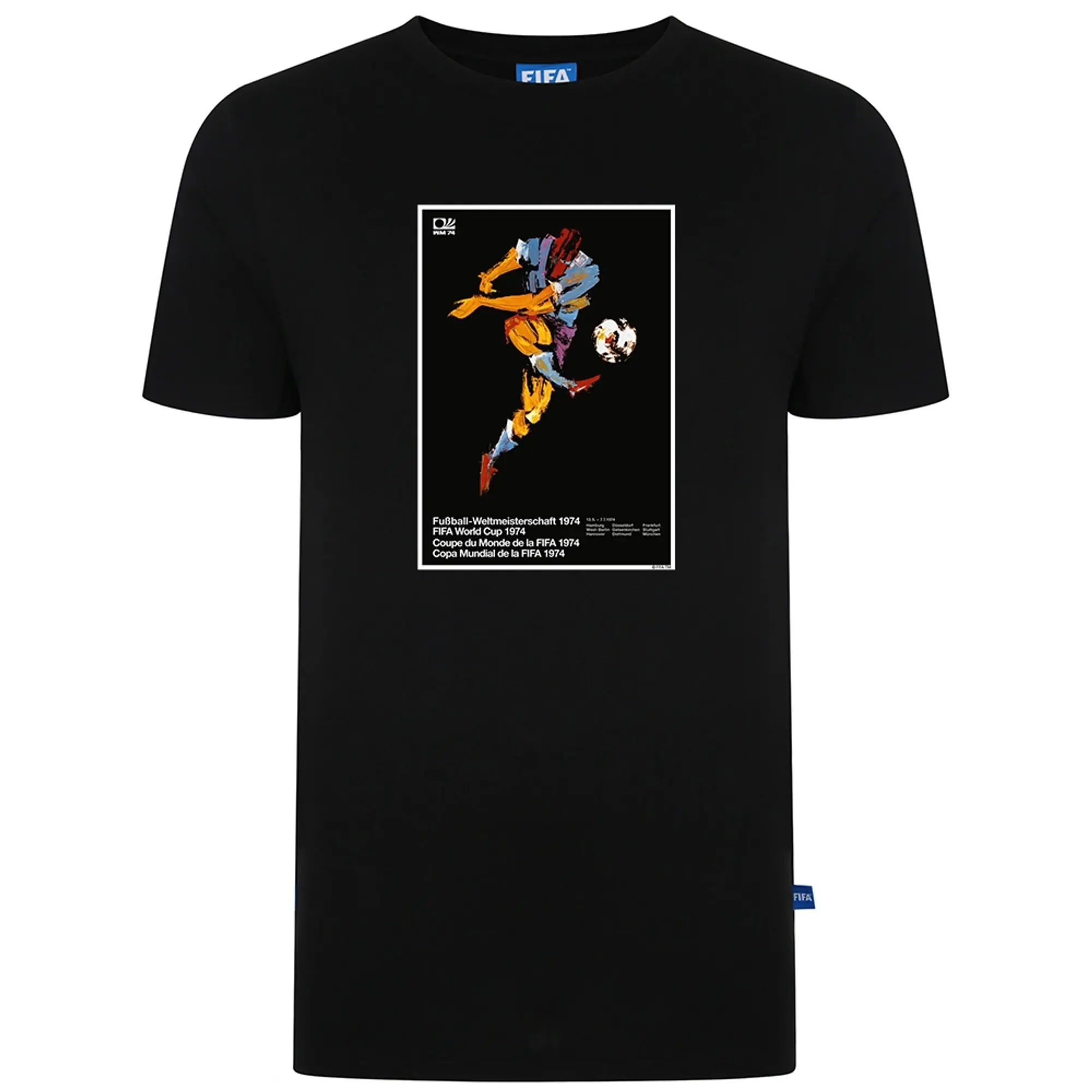 3Retro FIFA 1974 Poster Tee