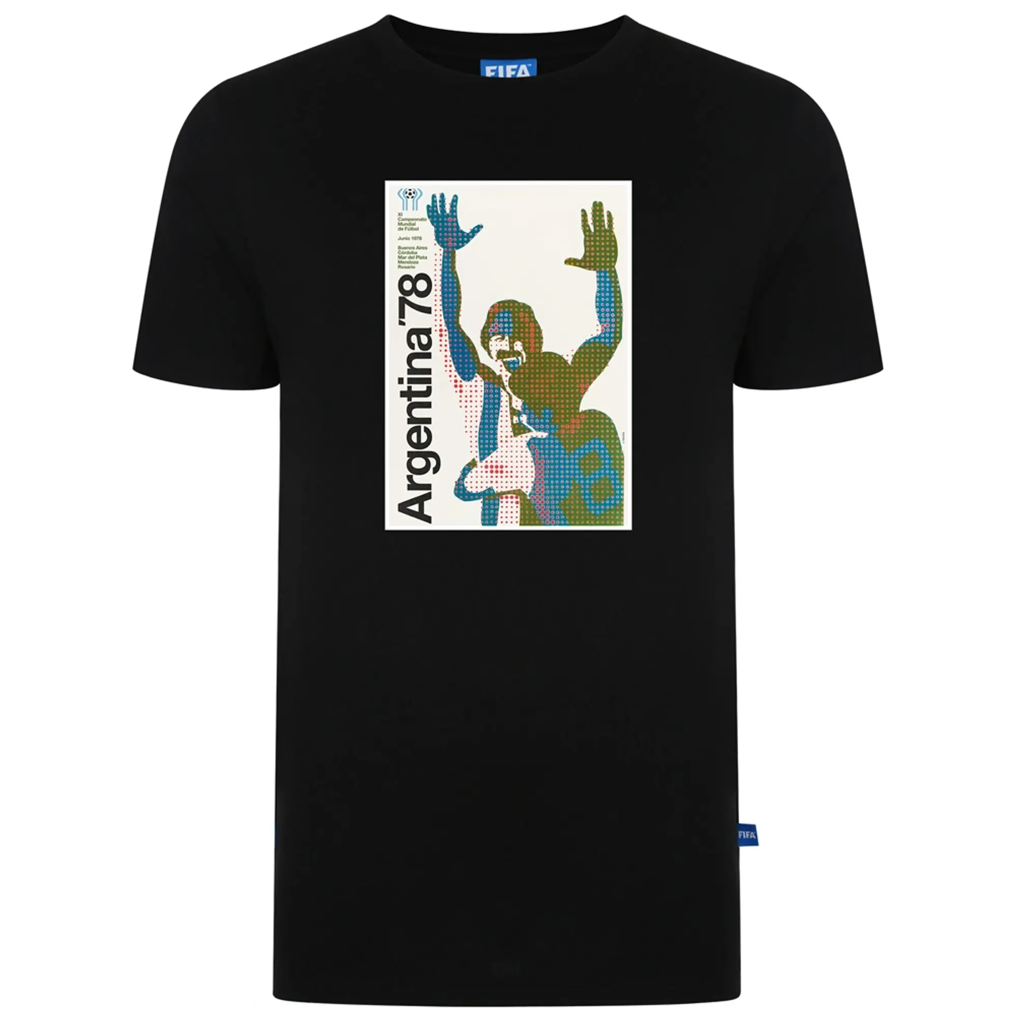 3Retro FIFA 1978 Poster Tee